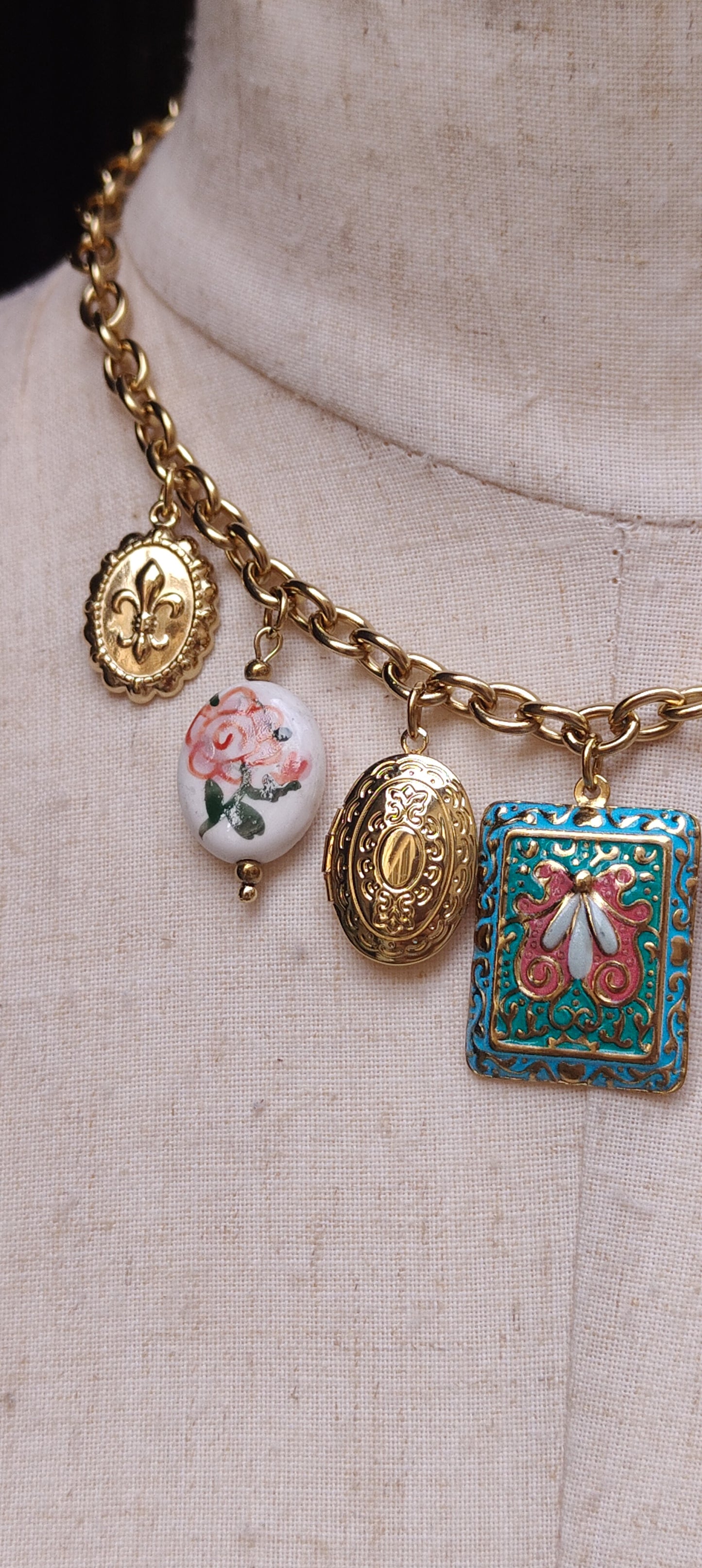 Collana charms - Vintage