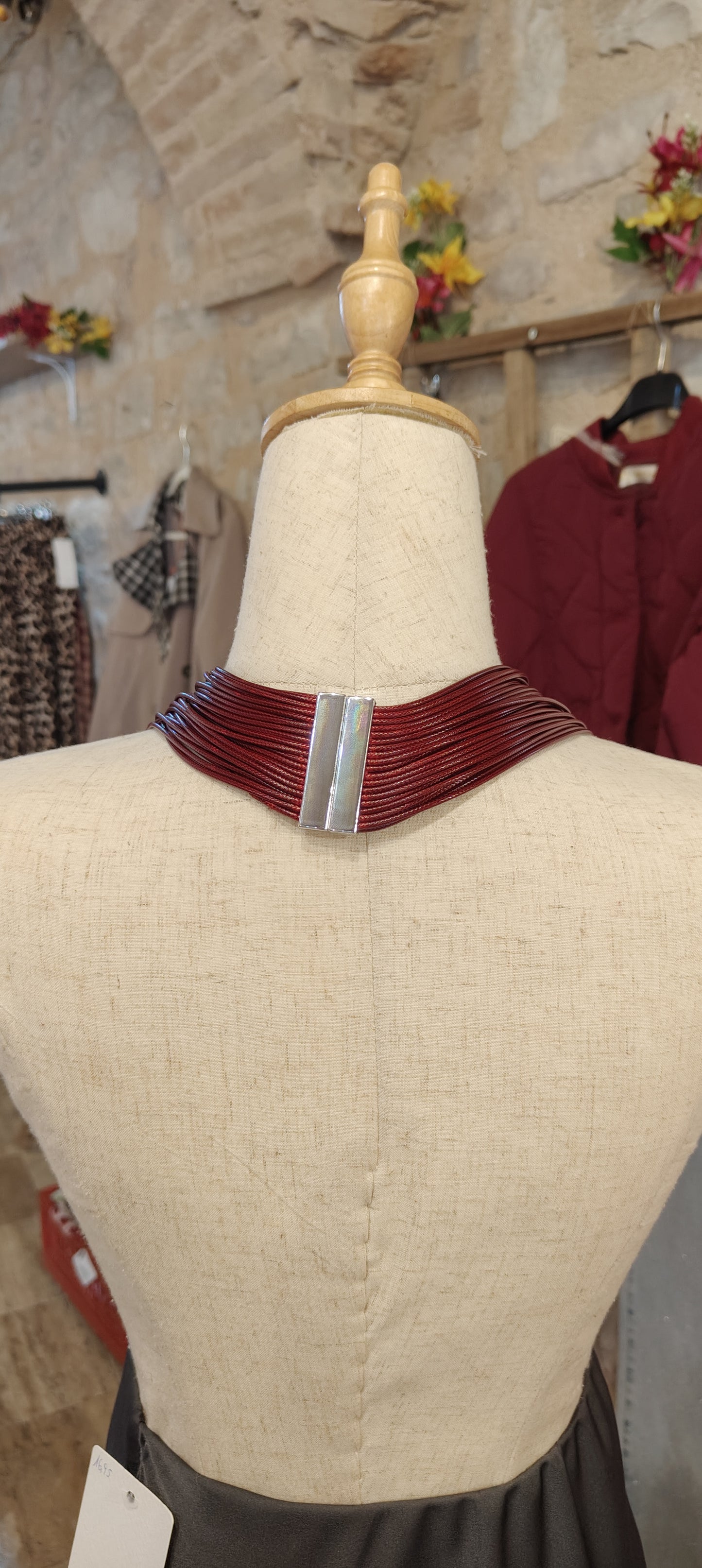 Collana mille fili rossa