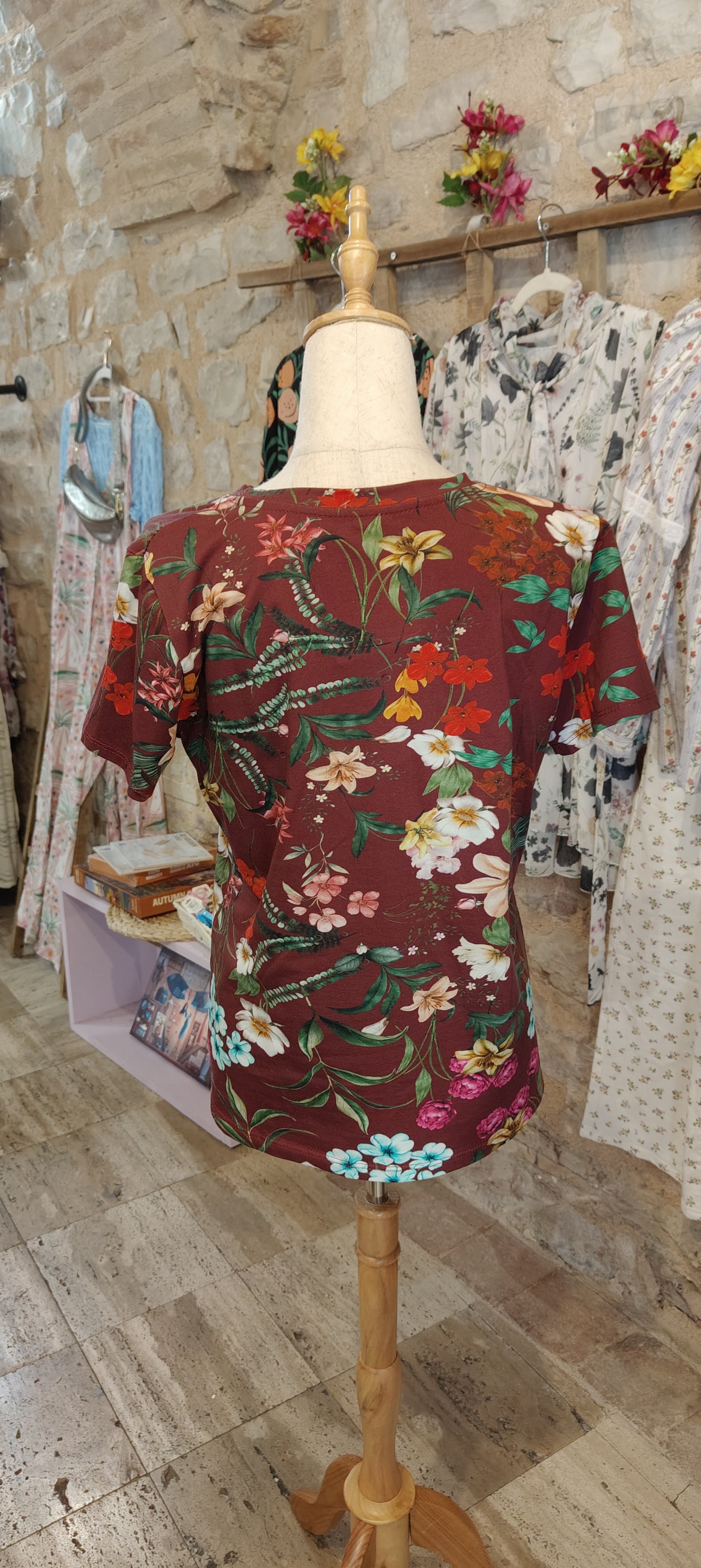 T-shirt fiori