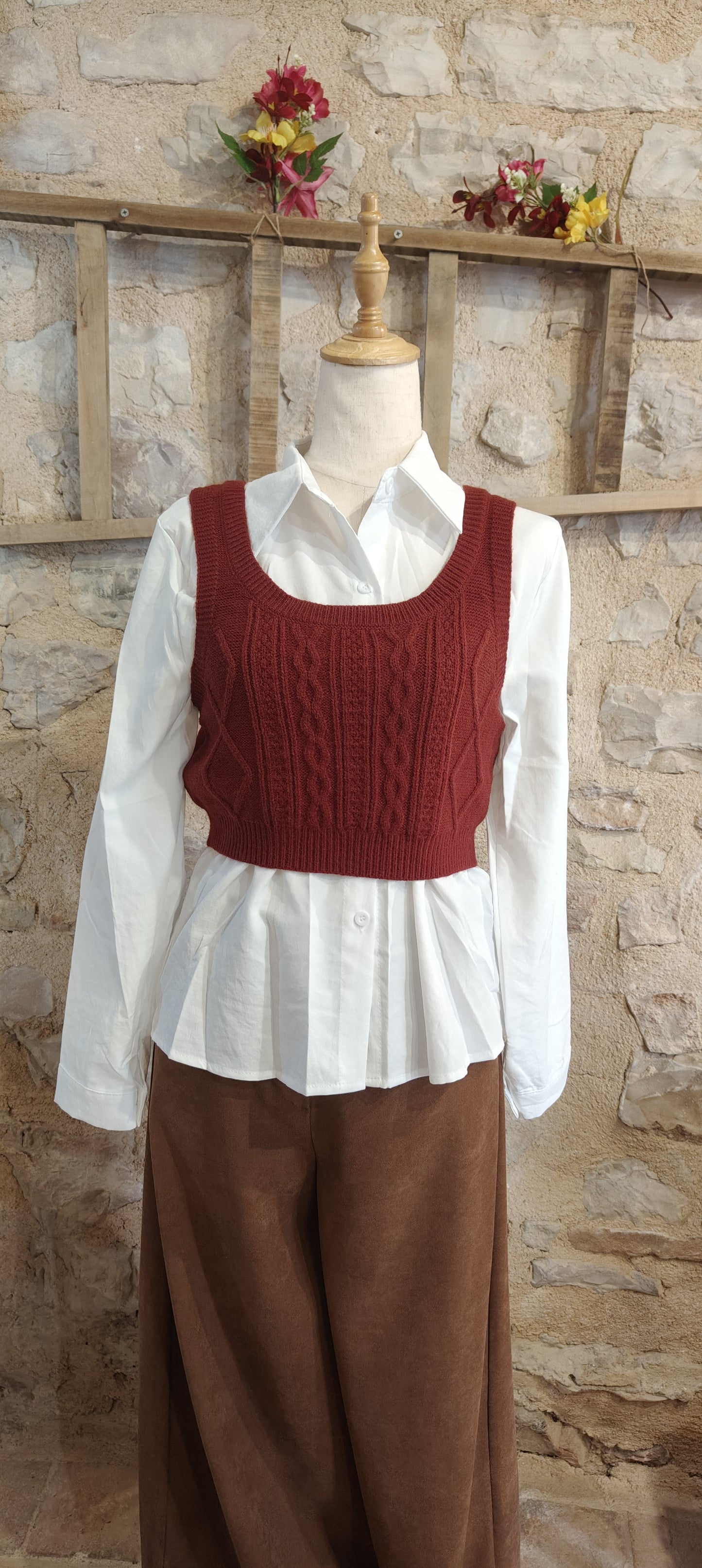 Camicia con gilet