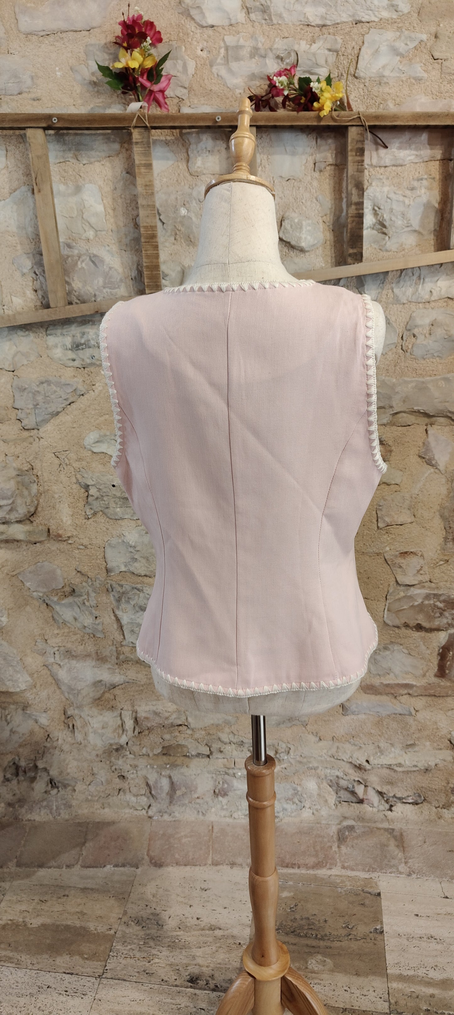 Gilet rosa
