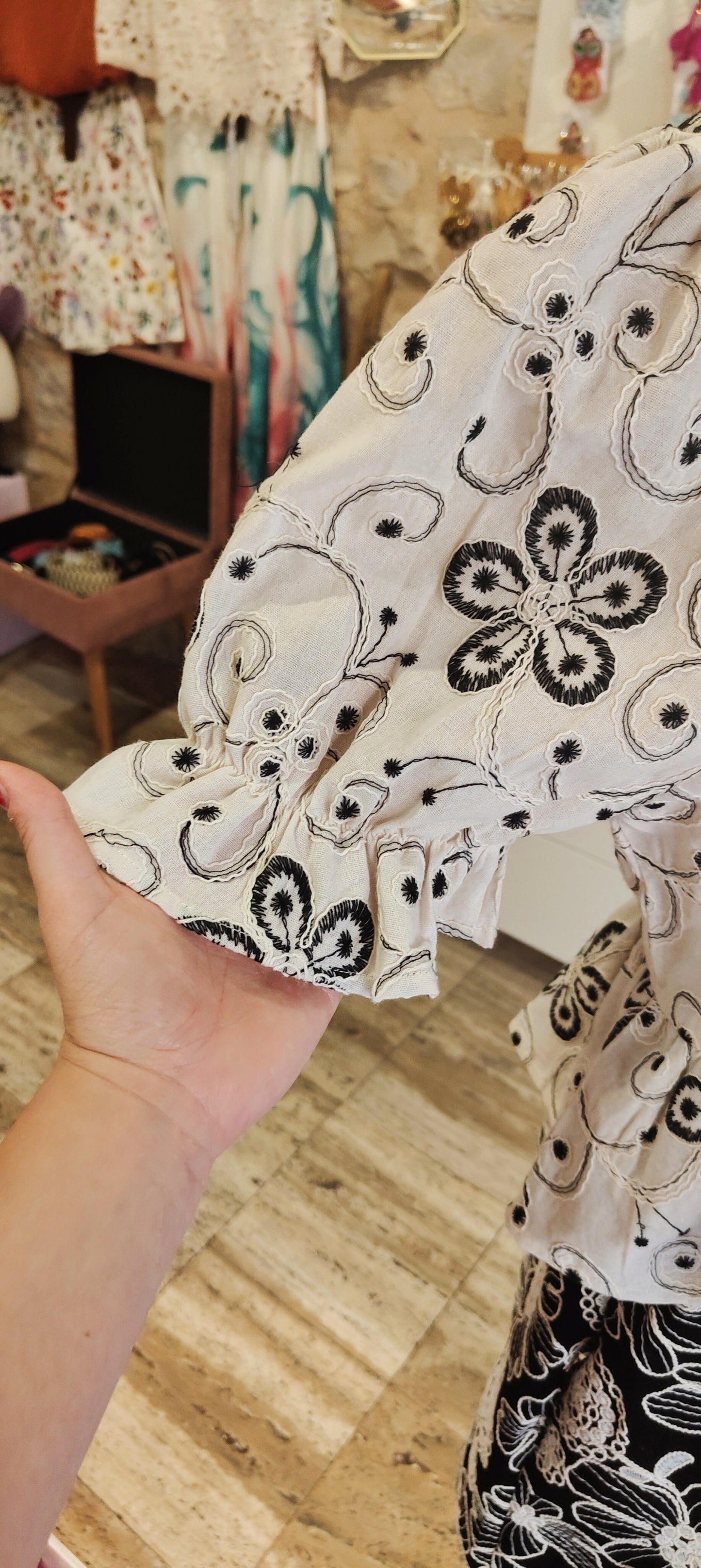 Camicia con laccetti cordino