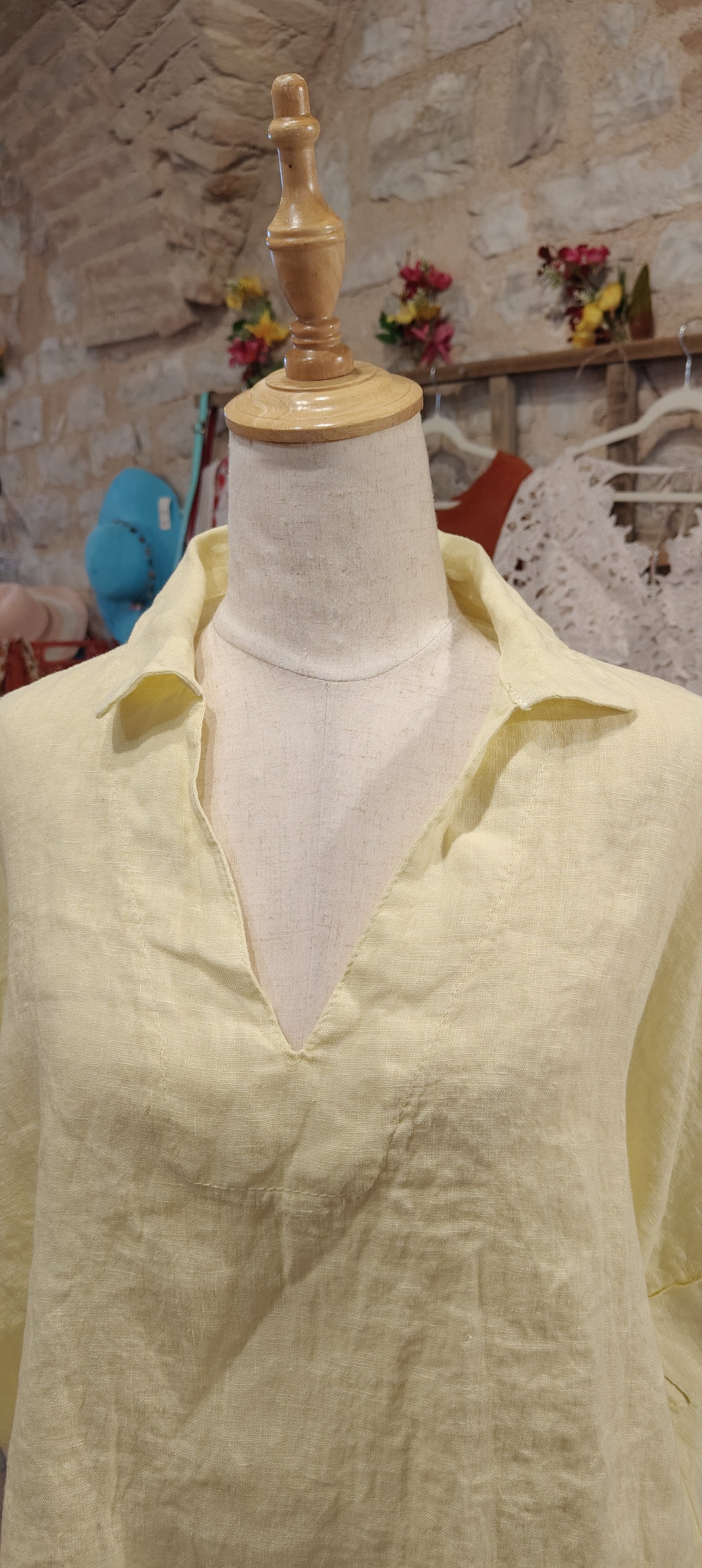 Camicia paglierino