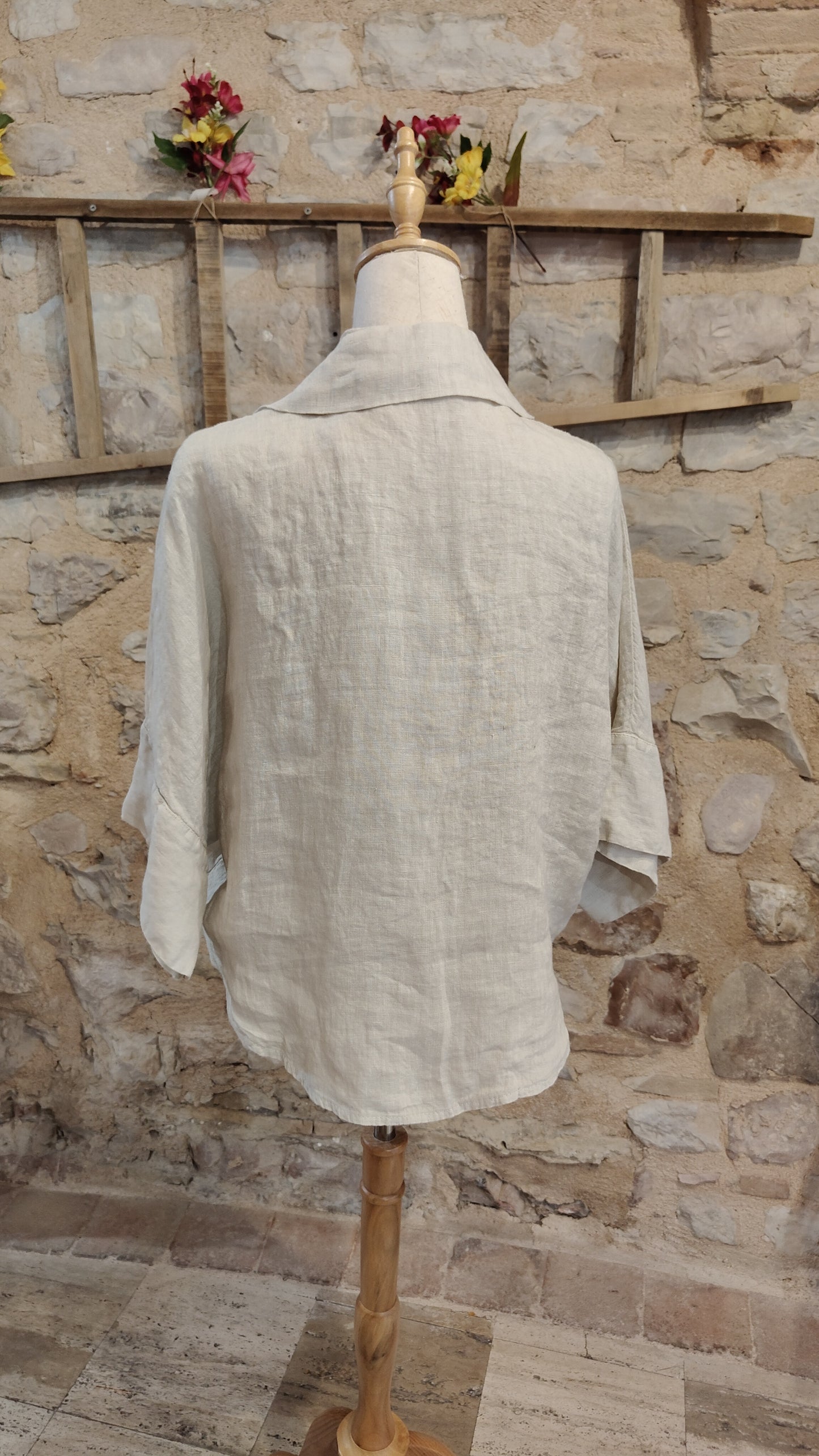 Blusa mezzaluna off white