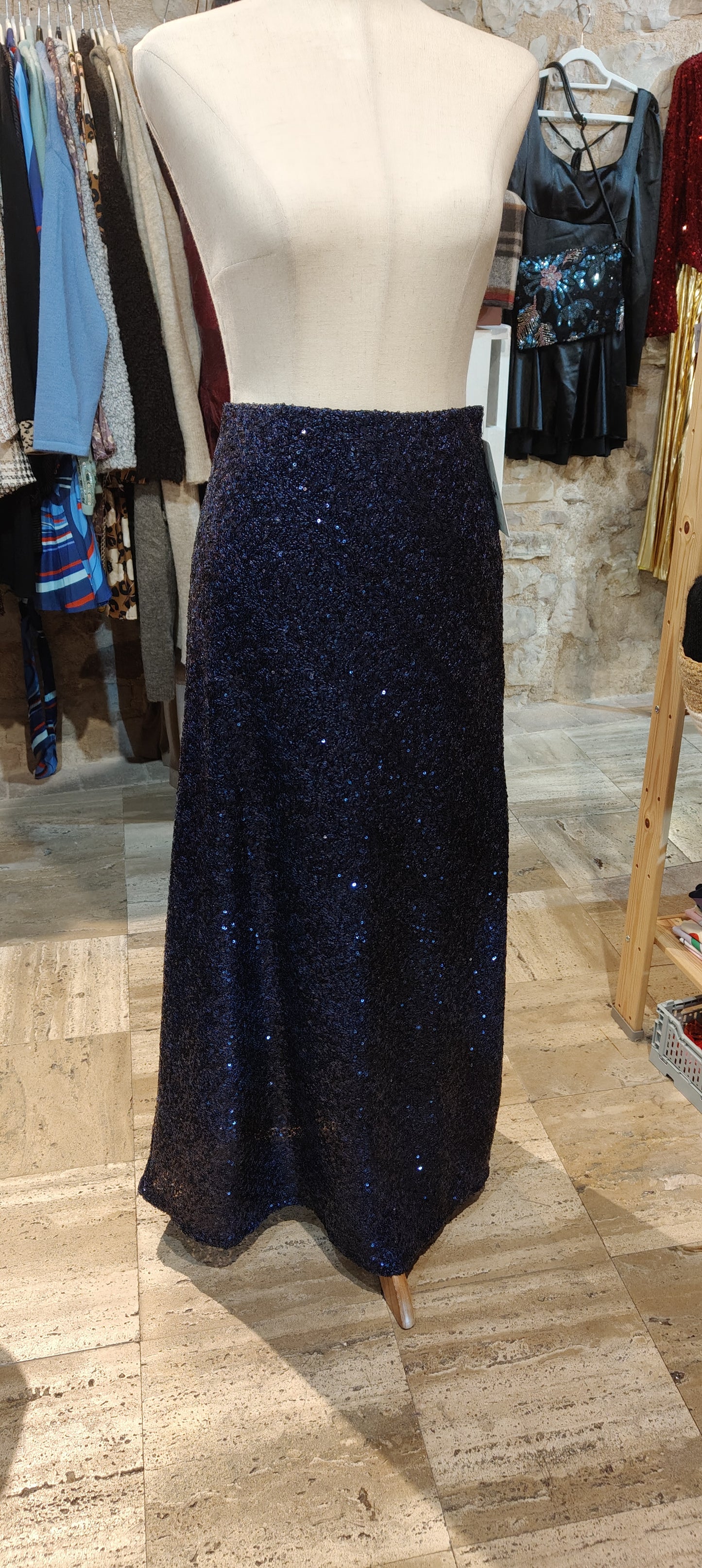 Gonna lunga strass