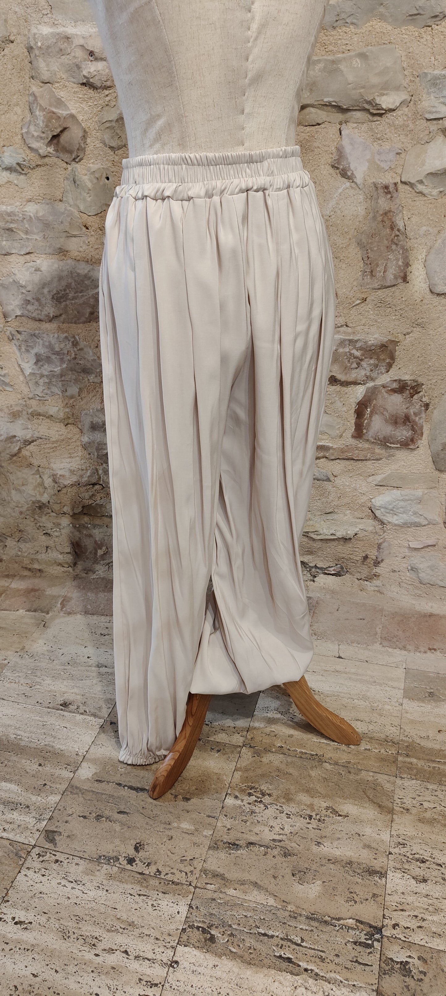 Pantalone manopesca bianco