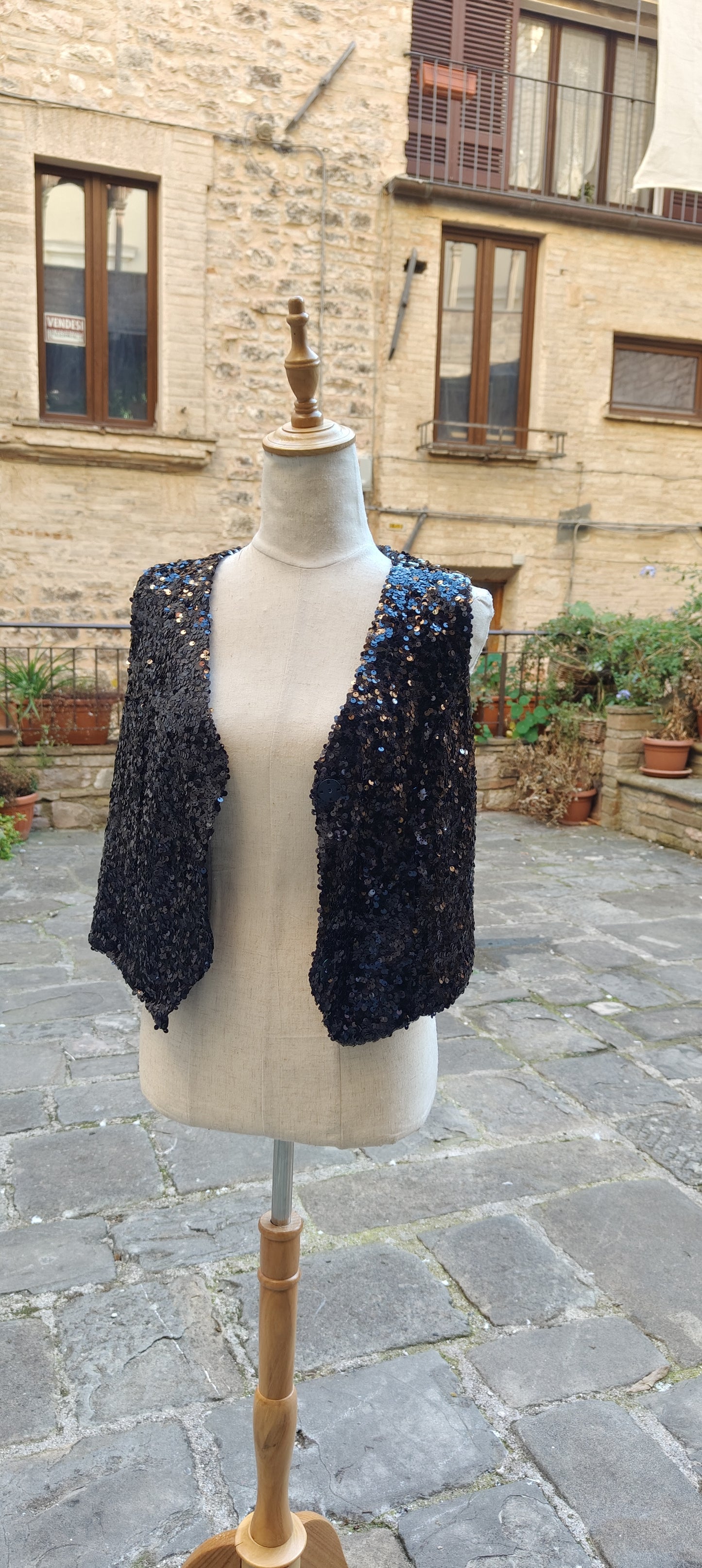 Gilet paillettes