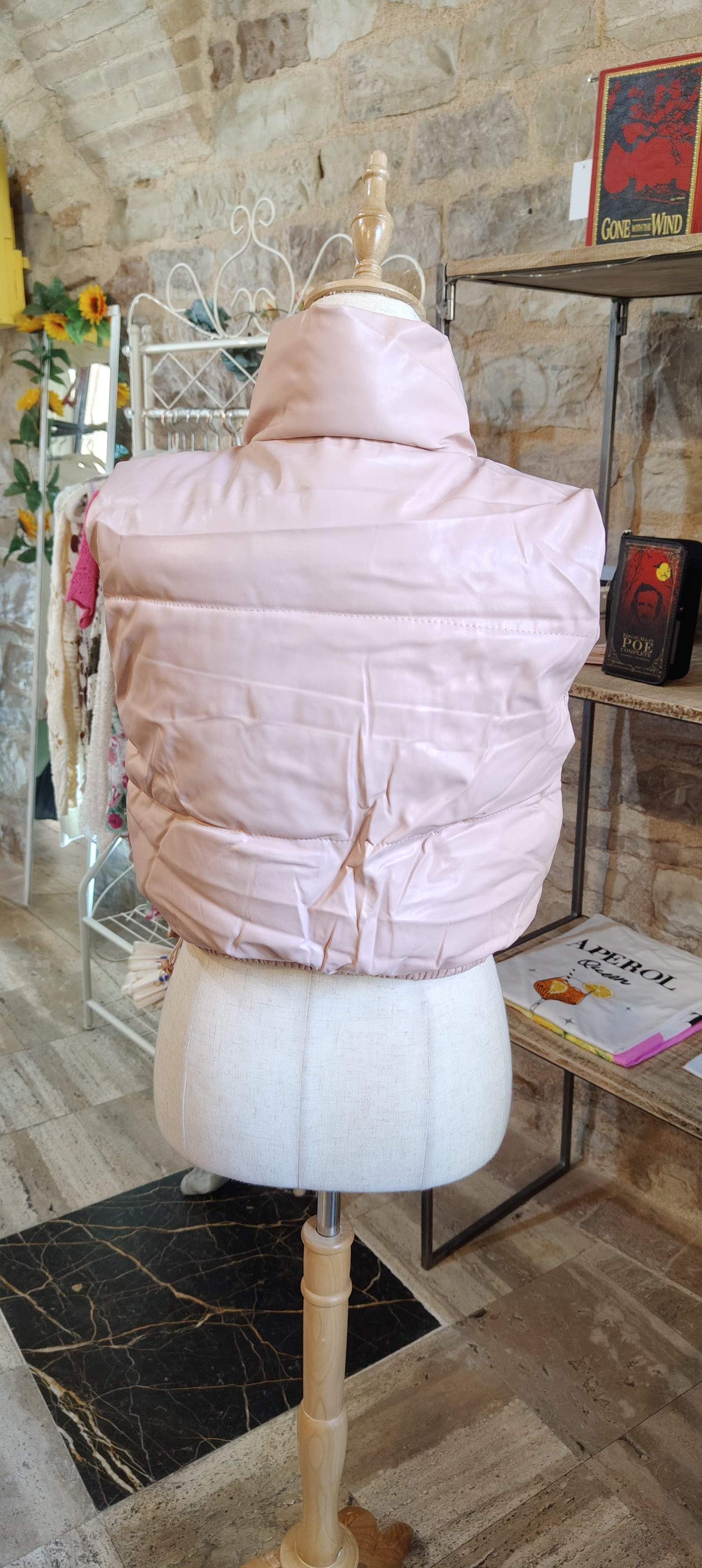 Gilet bomberino rosa