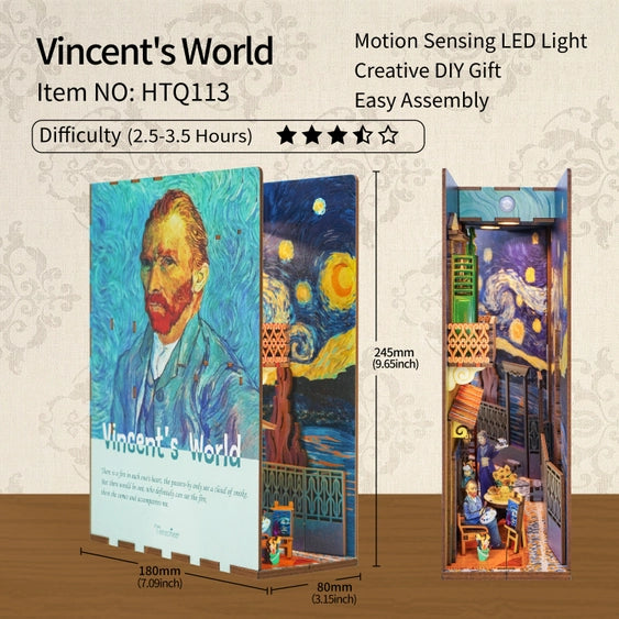 Nookbook in miniatura fai da te Van Gogh