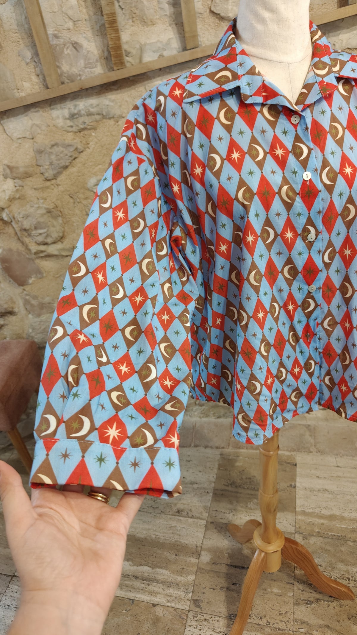 Camicia circus (azzurra)