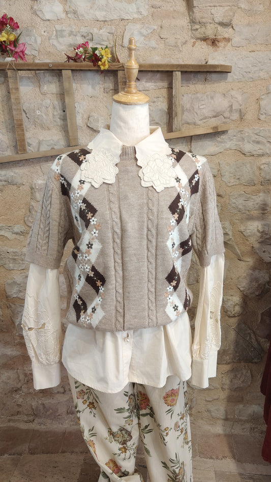 Maglia cutie (beige)