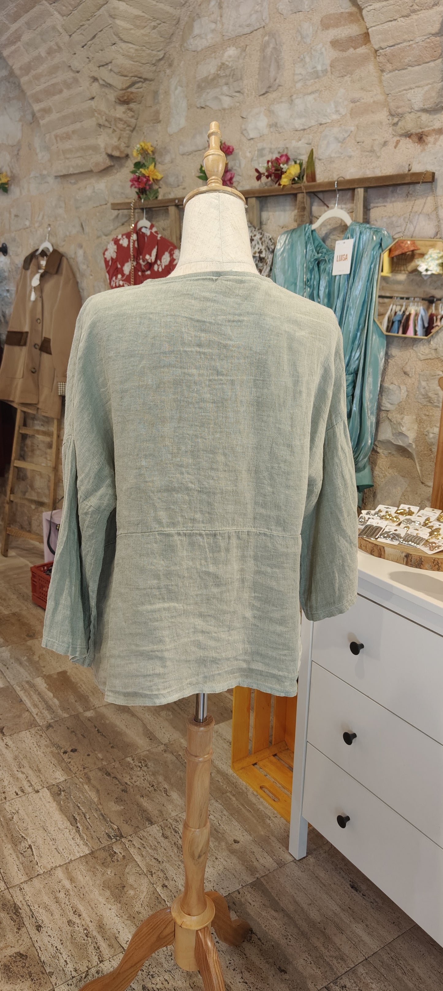 Camicia/giacca verde oliva