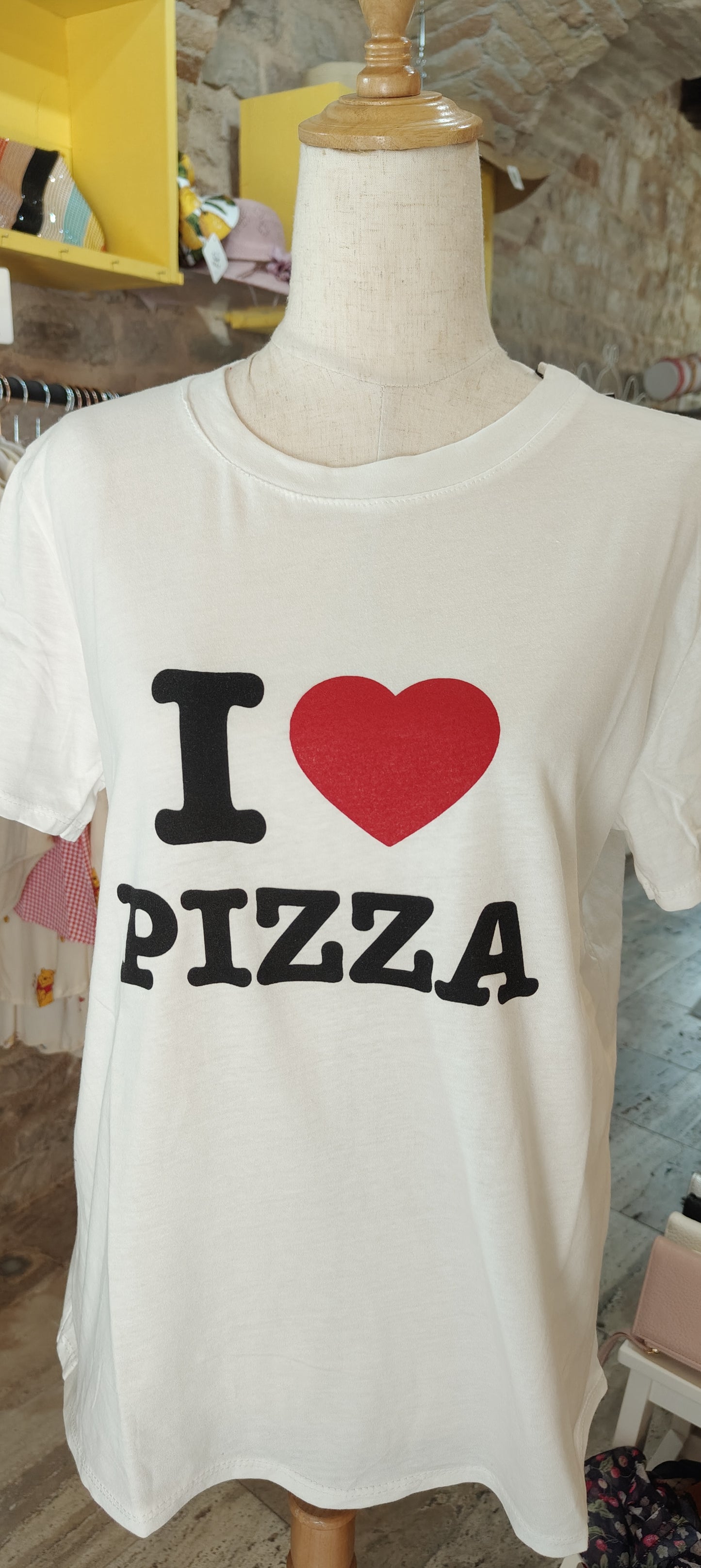 T-shirt I love pizza