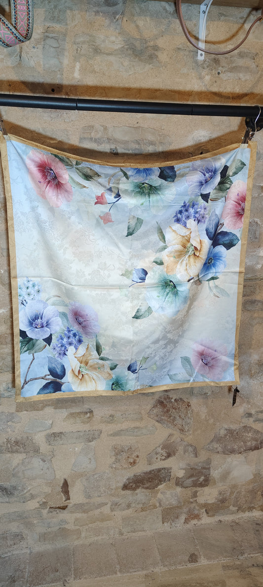 Foulard campo fiorito
