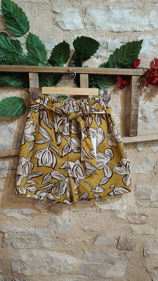 Pantaloncino senape