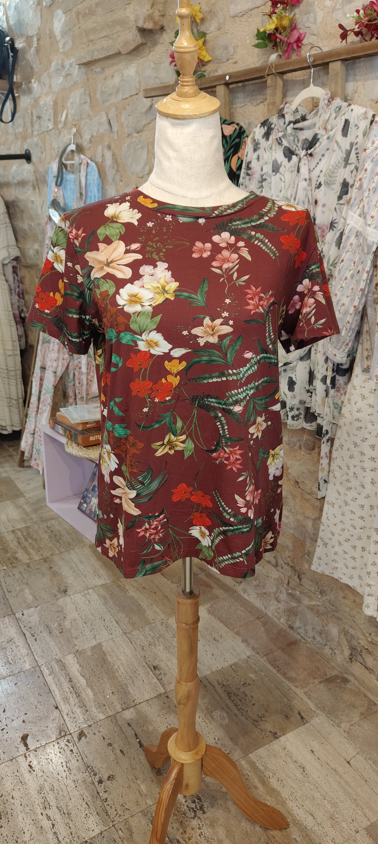 T-shirt fiori