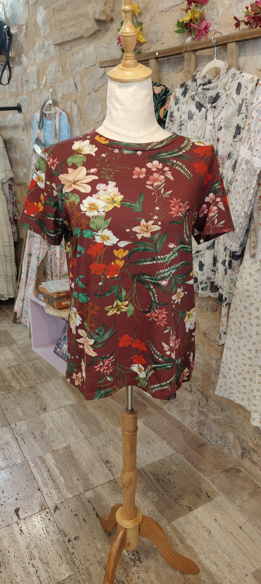 T-shirt fiori