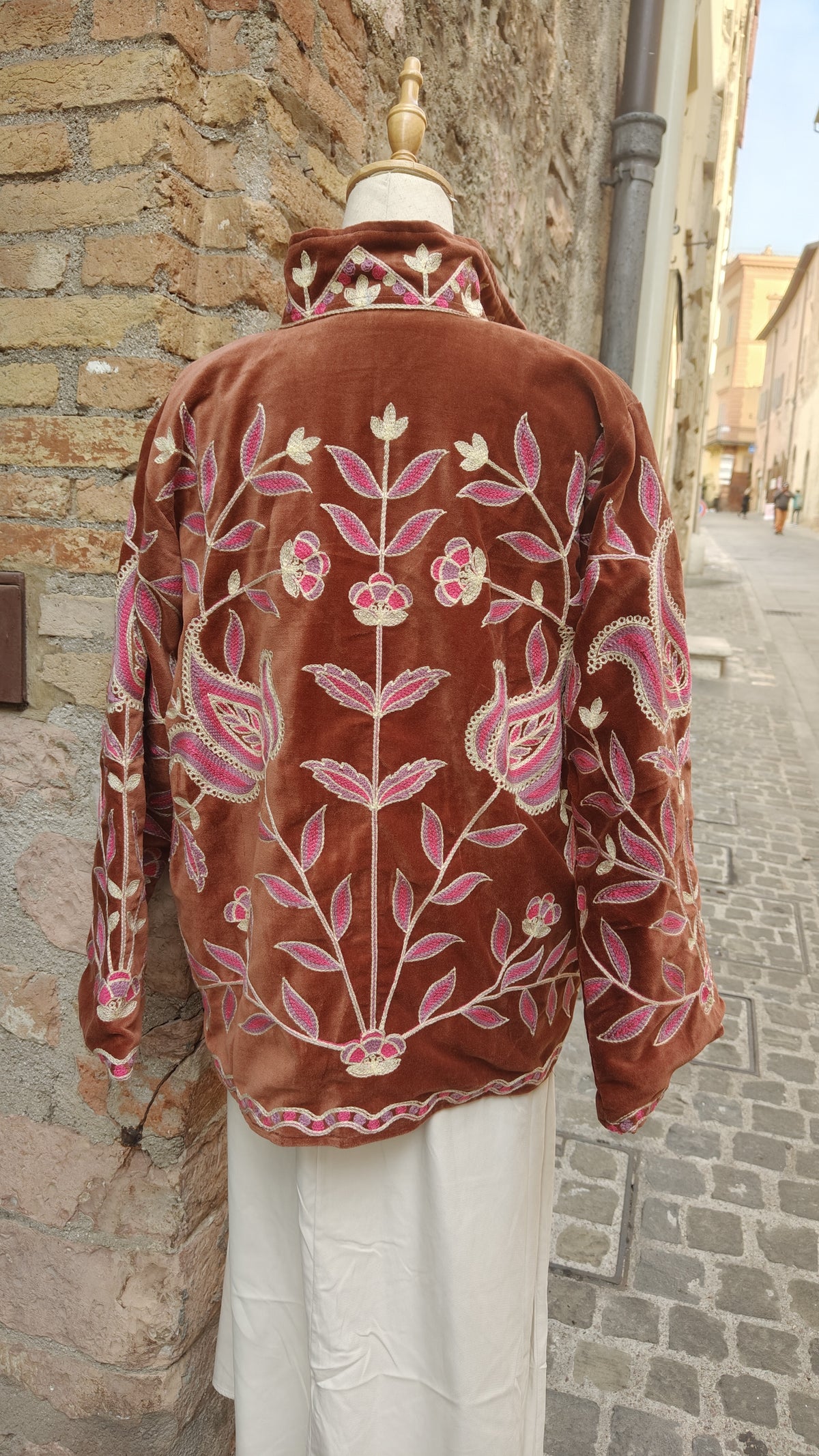 Kimono Suzani pesca