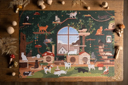 Puzzle Cat Cafè 1000 pezzi