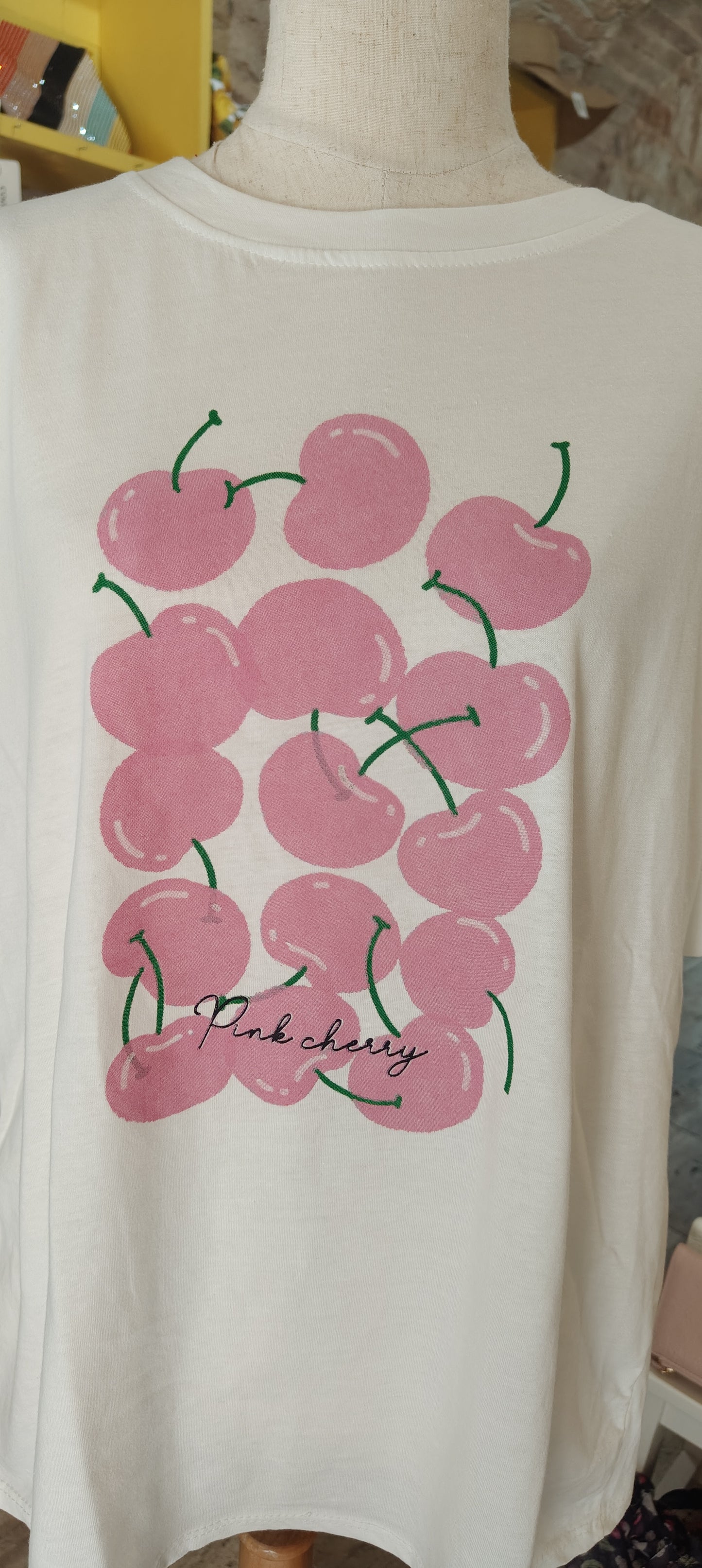 T-shirt Pink cherry