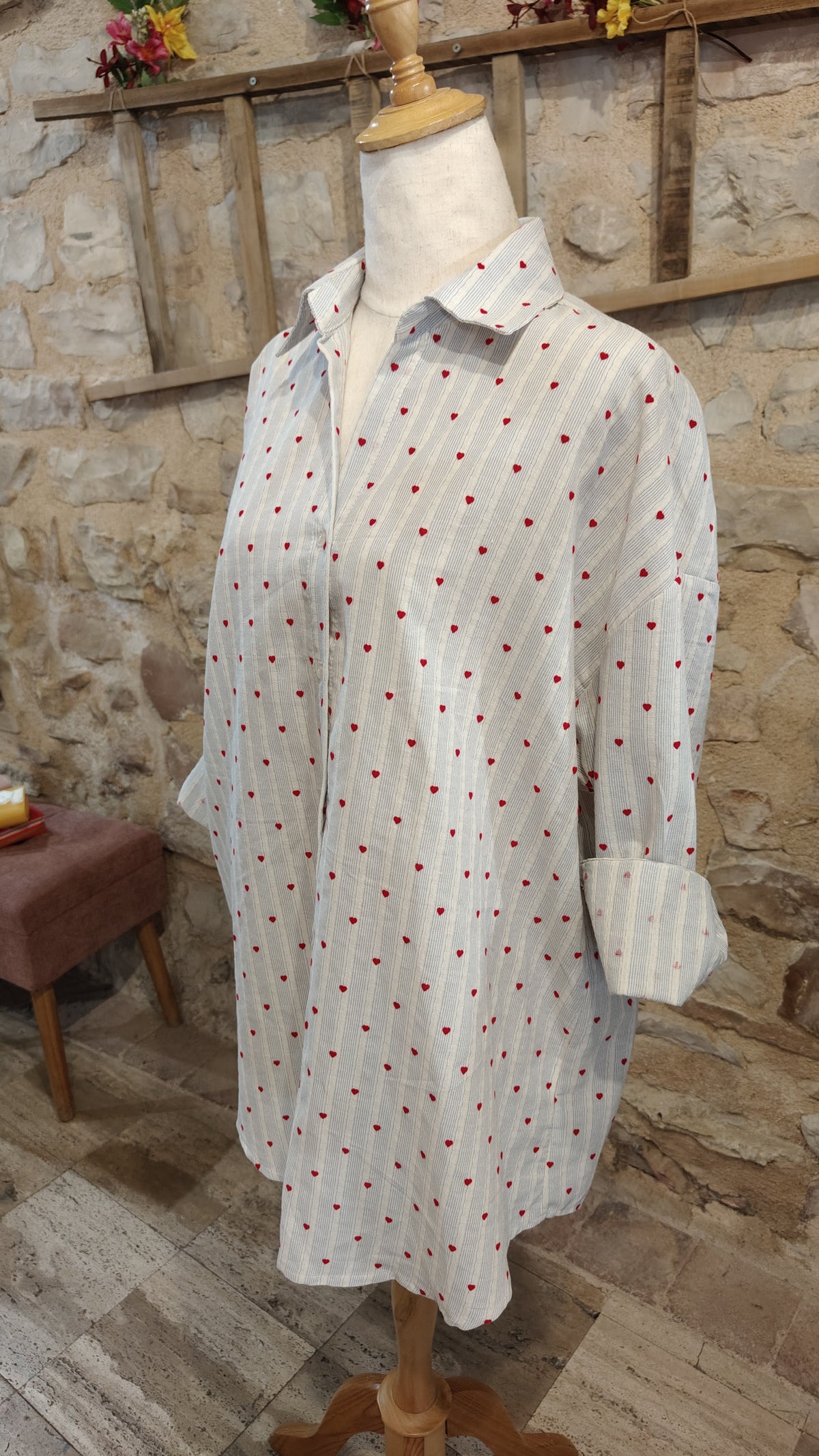 Camicia cuoricini