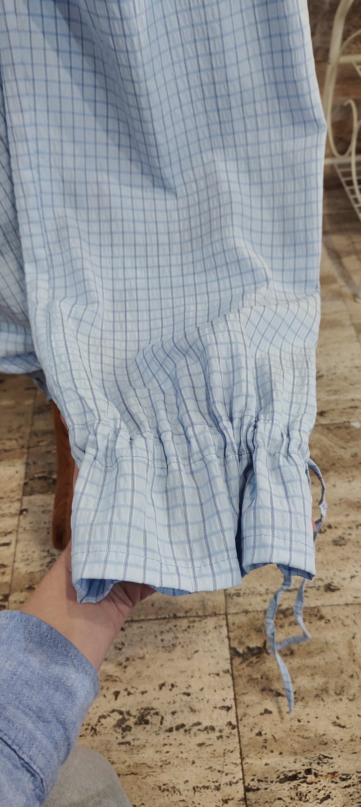 Pantaloni fiocchetti (azzurri)