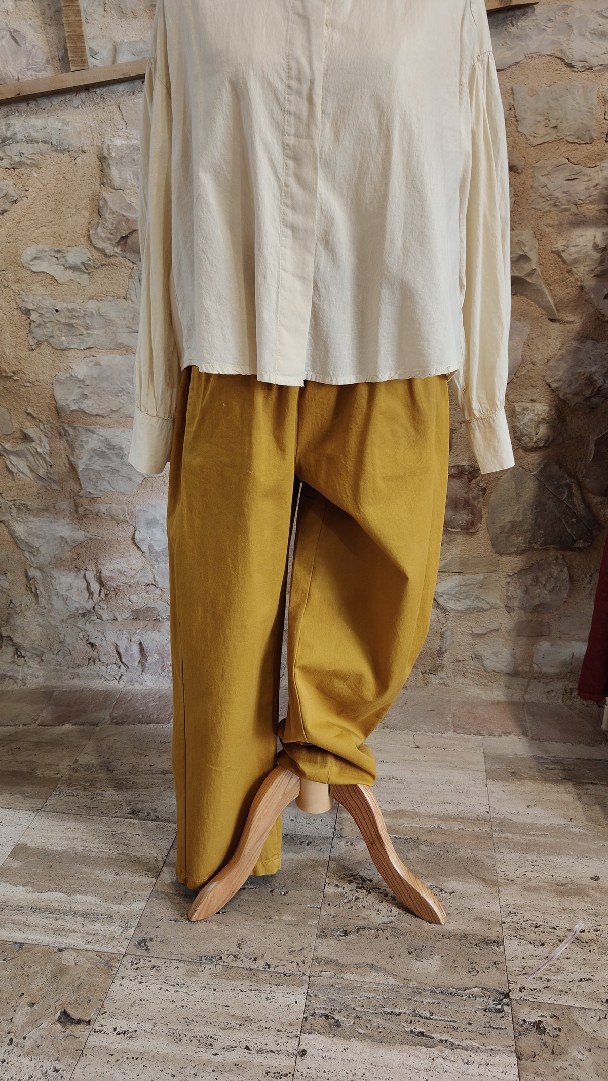 Pantaloni senape