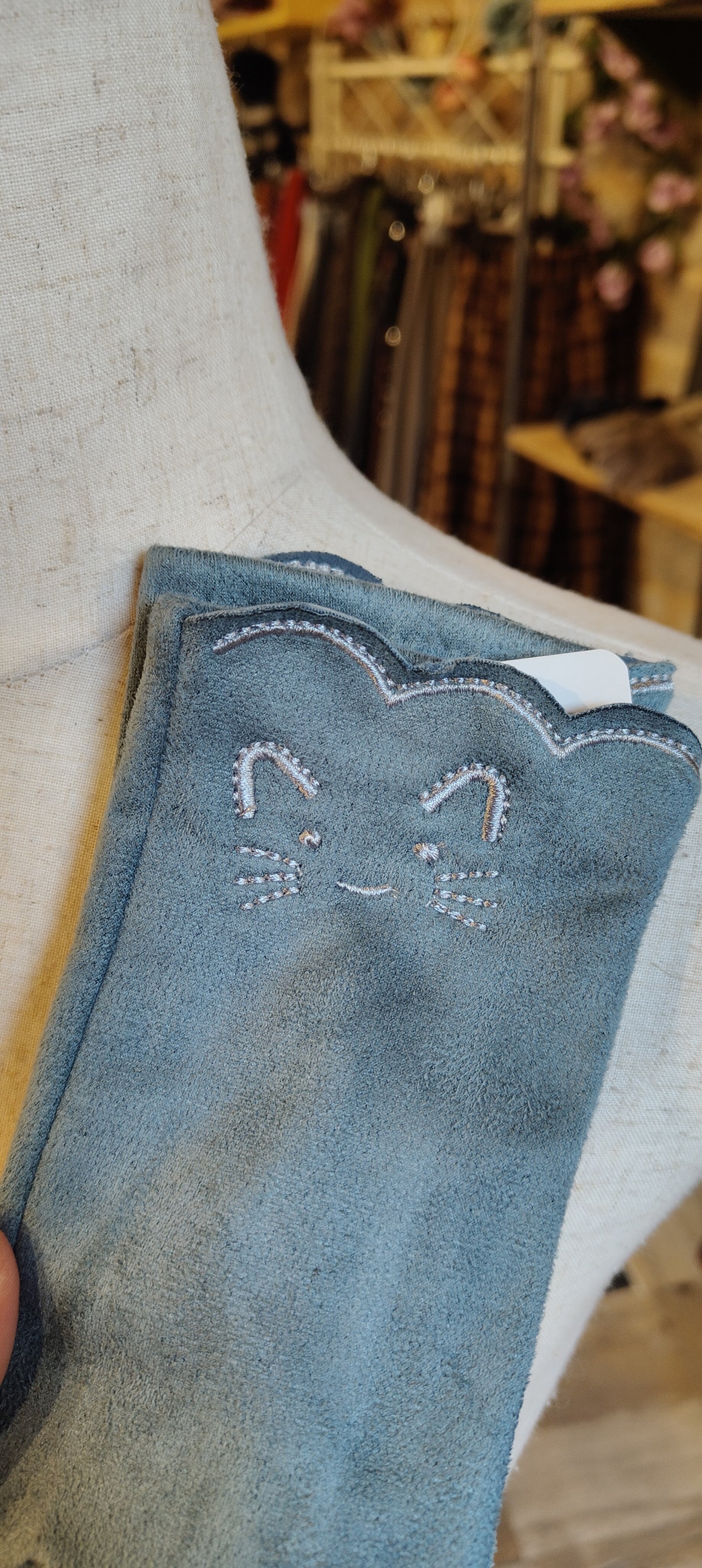 Guanti gatto carta da zucchero