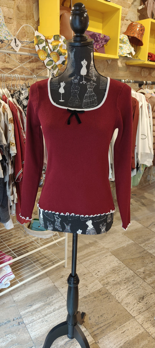 Maglia bordeaux