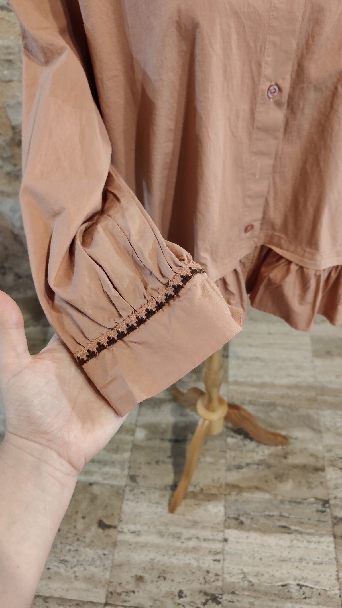 Camicia campanella pesca