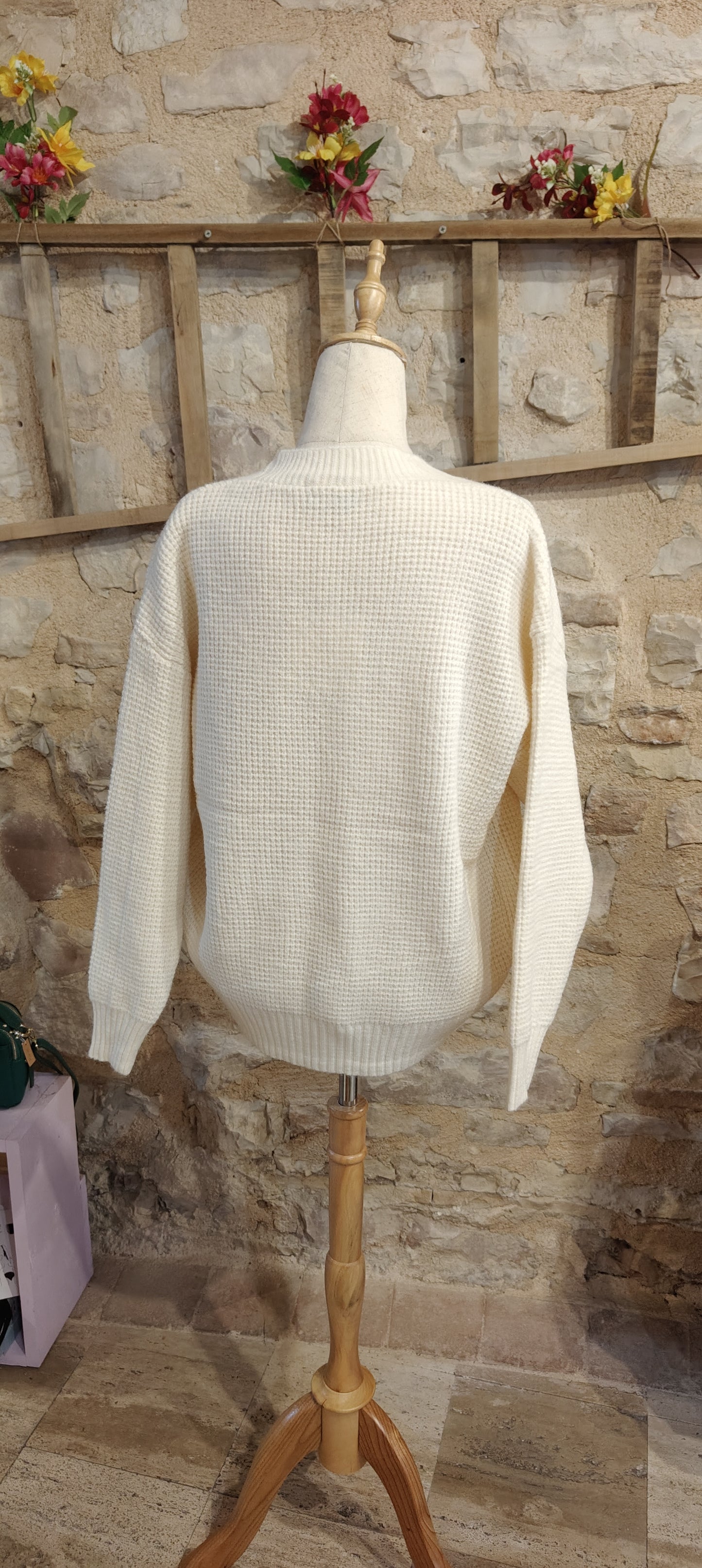 Cardigan fiori