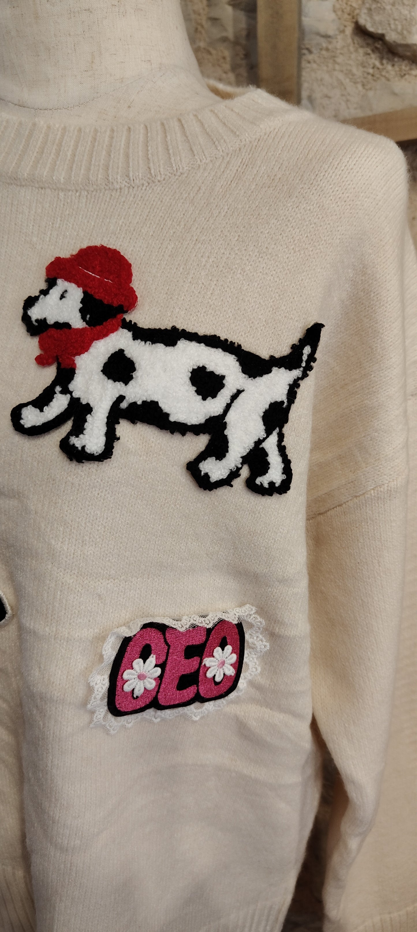 Felpa appliques