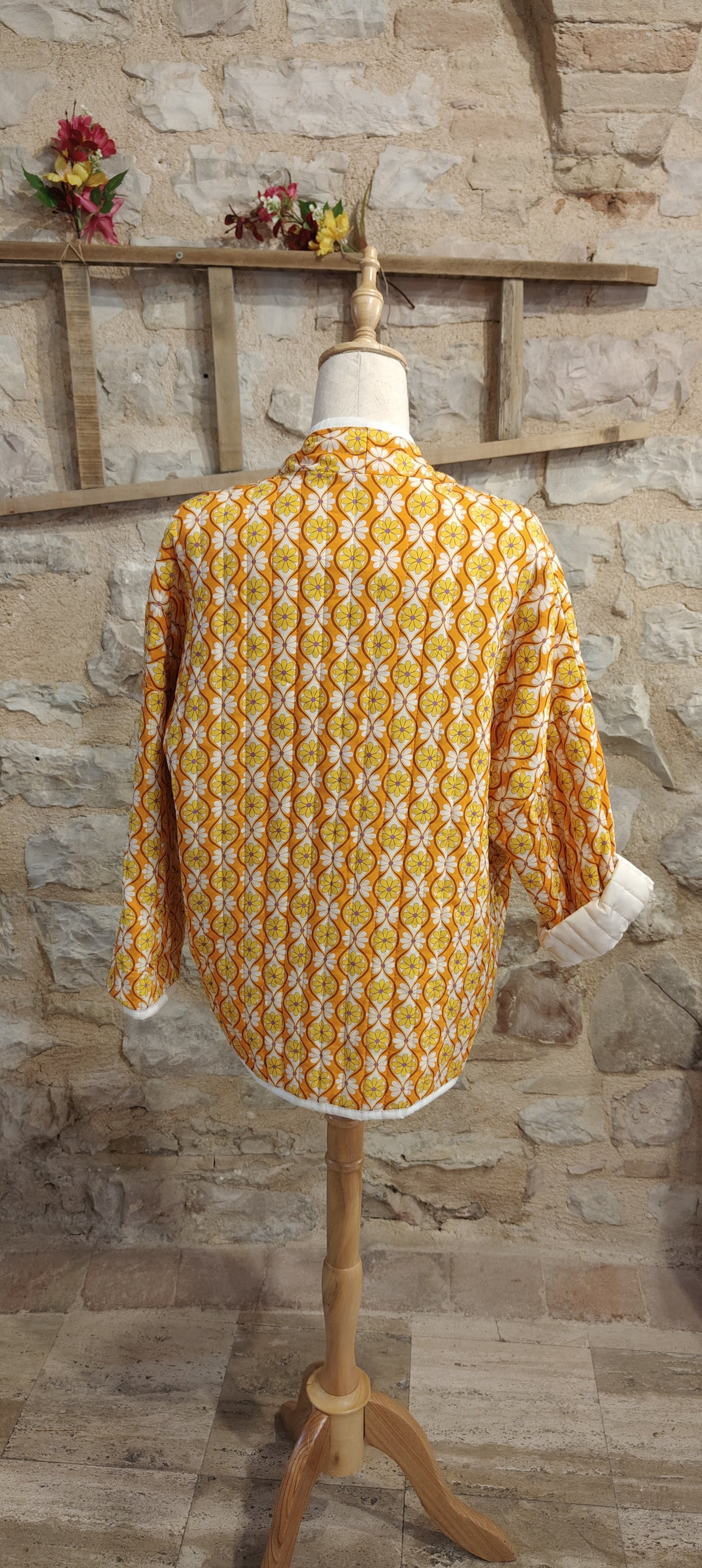 Giacca trapunta 70s