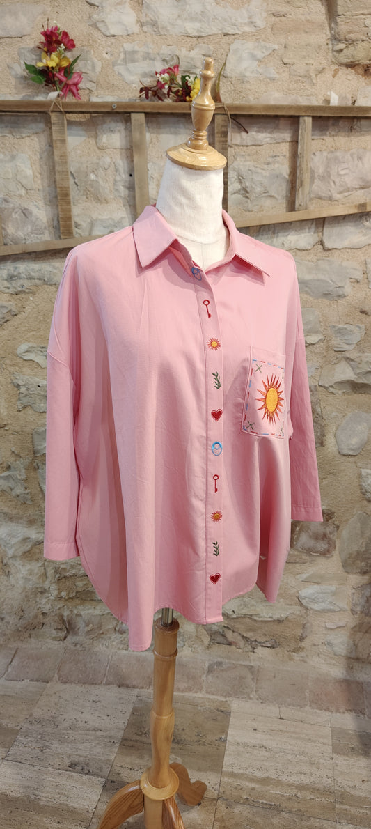 Camicia raggio di sole (rosa)