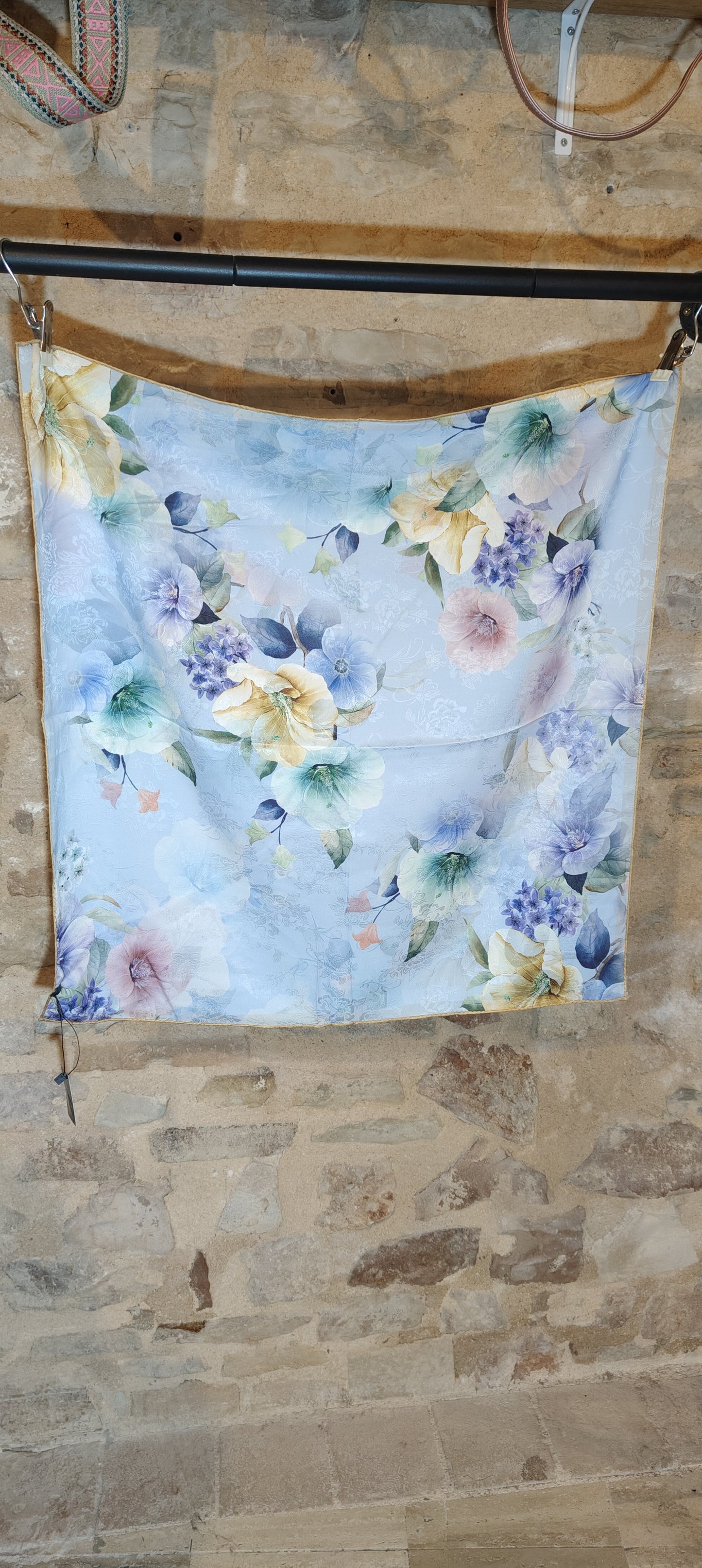 Foulard campo fiorito