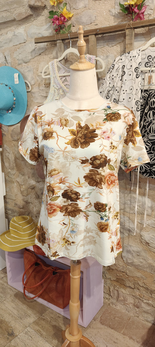 T-shirt fiori