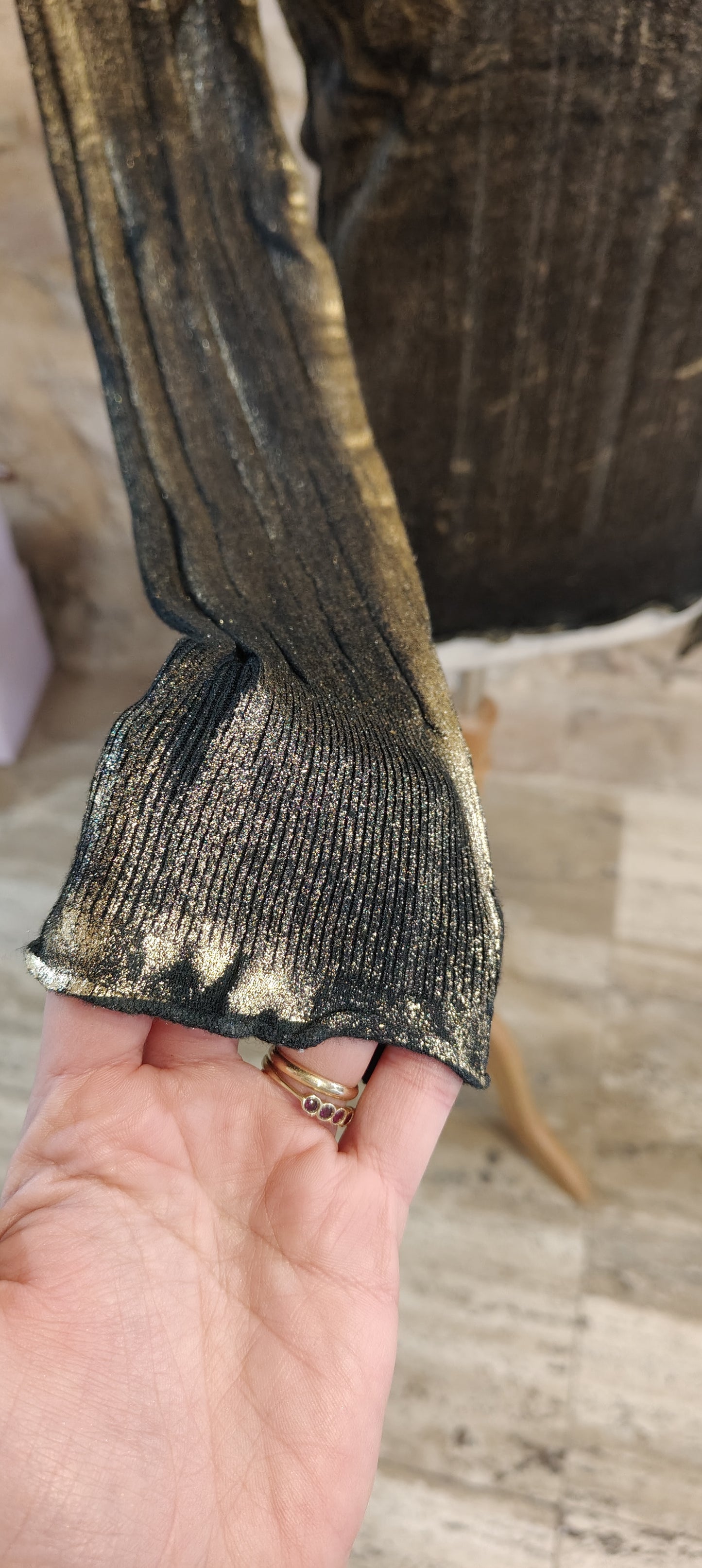 Maglia cascata d'oro