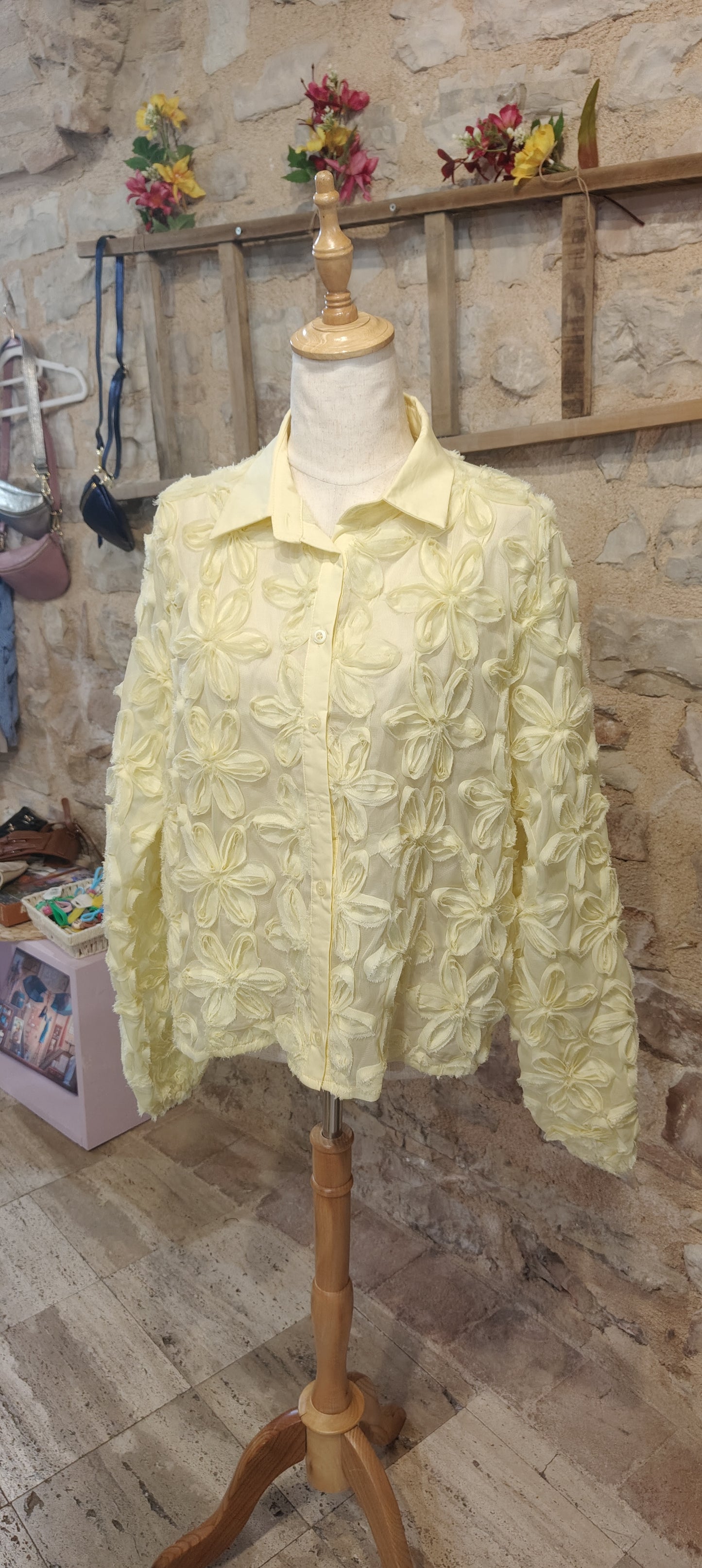 Camicia 3D limone