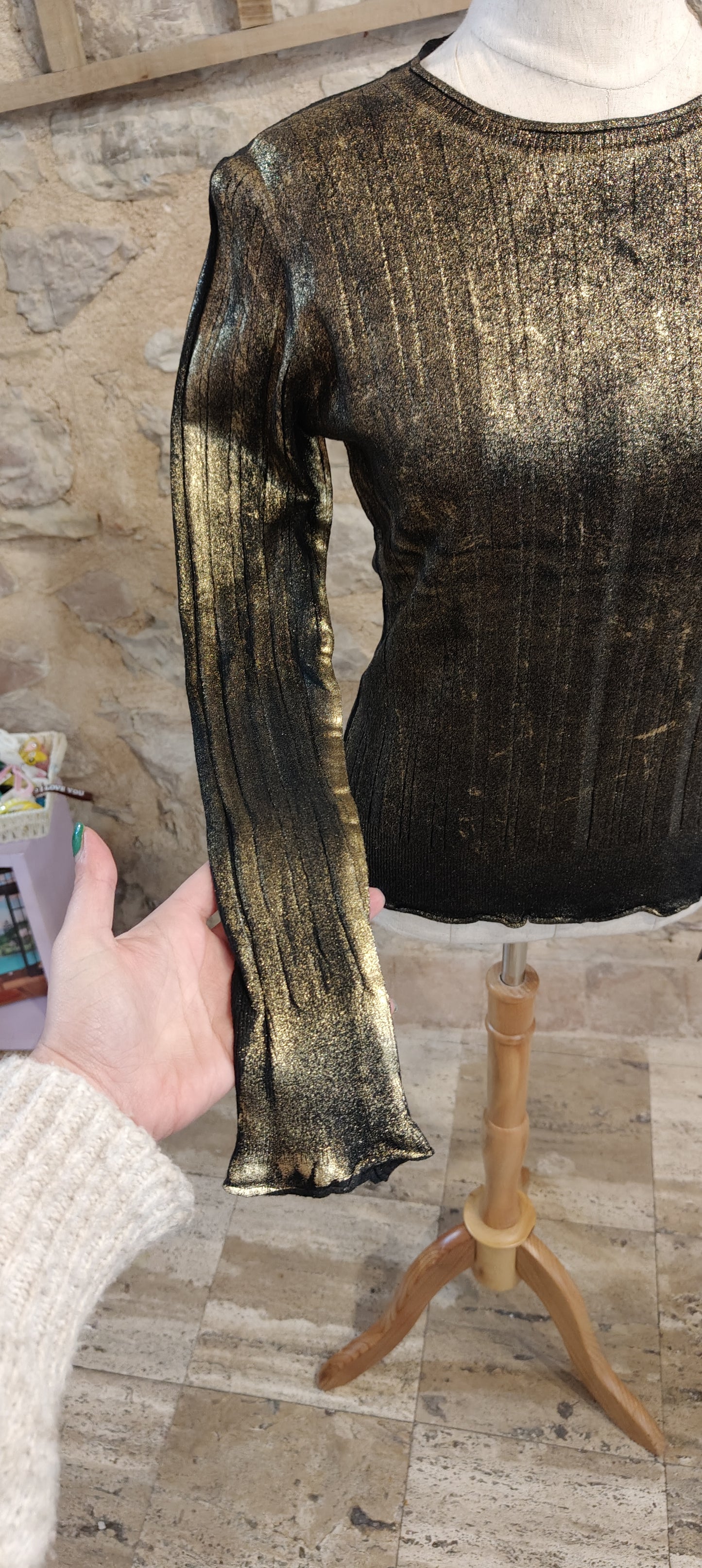 Maglia cascata d'oro