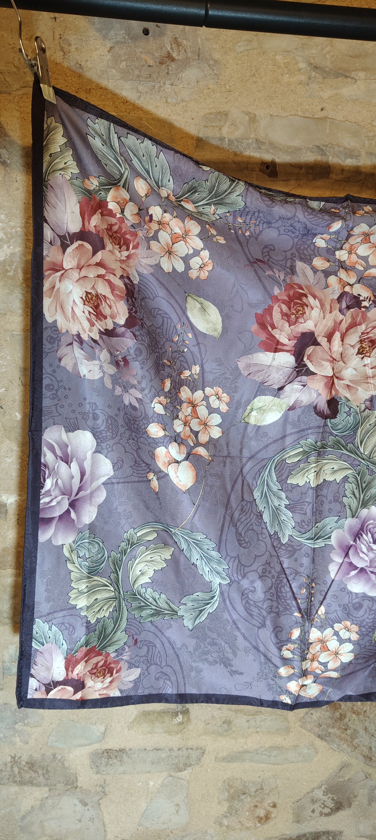 Foulard peonie