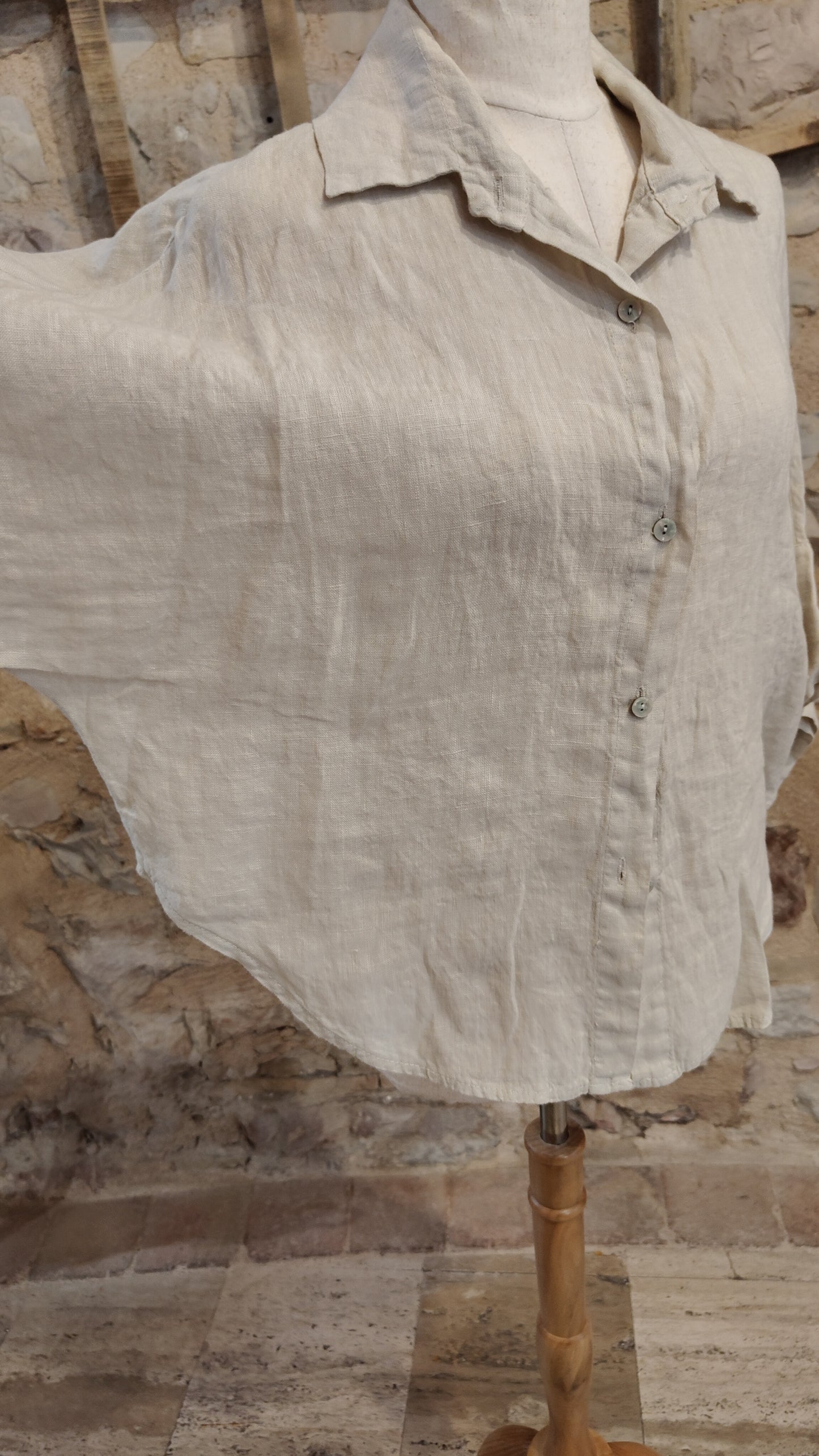 Blusa mezzaluna off white
