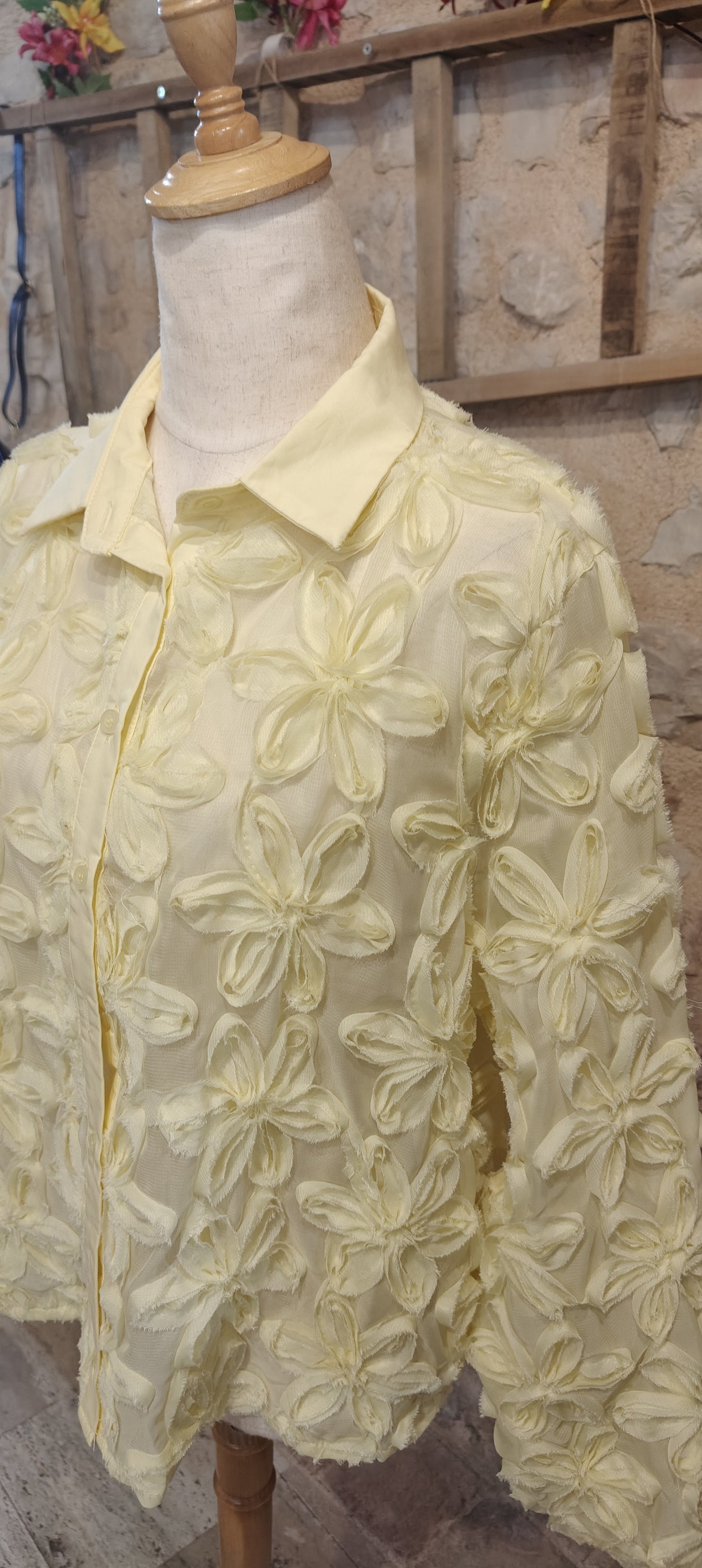 Camicia 3D limone