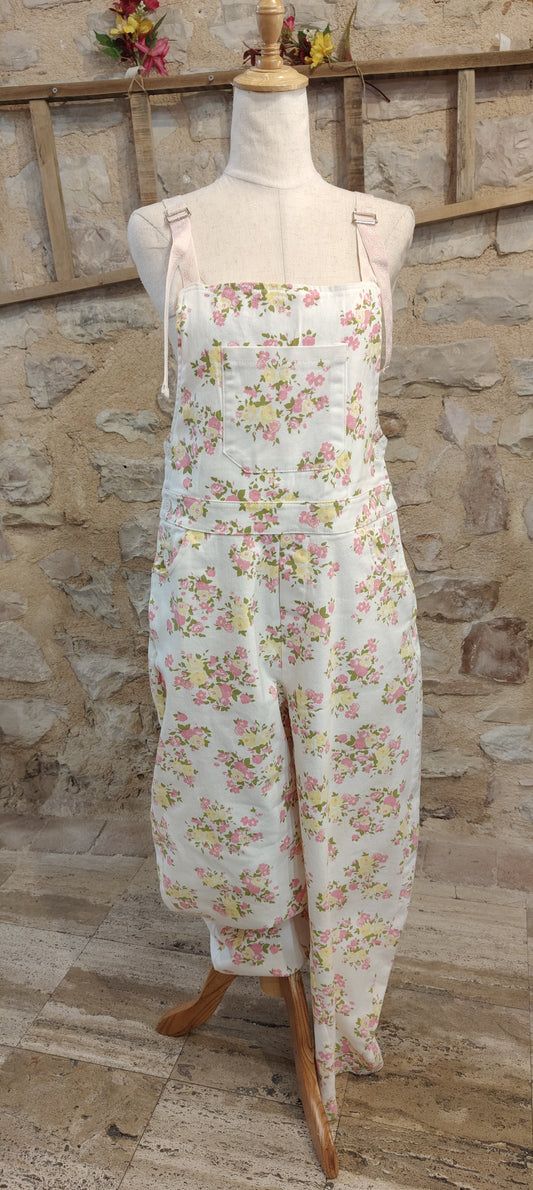 Salopette fiorellini