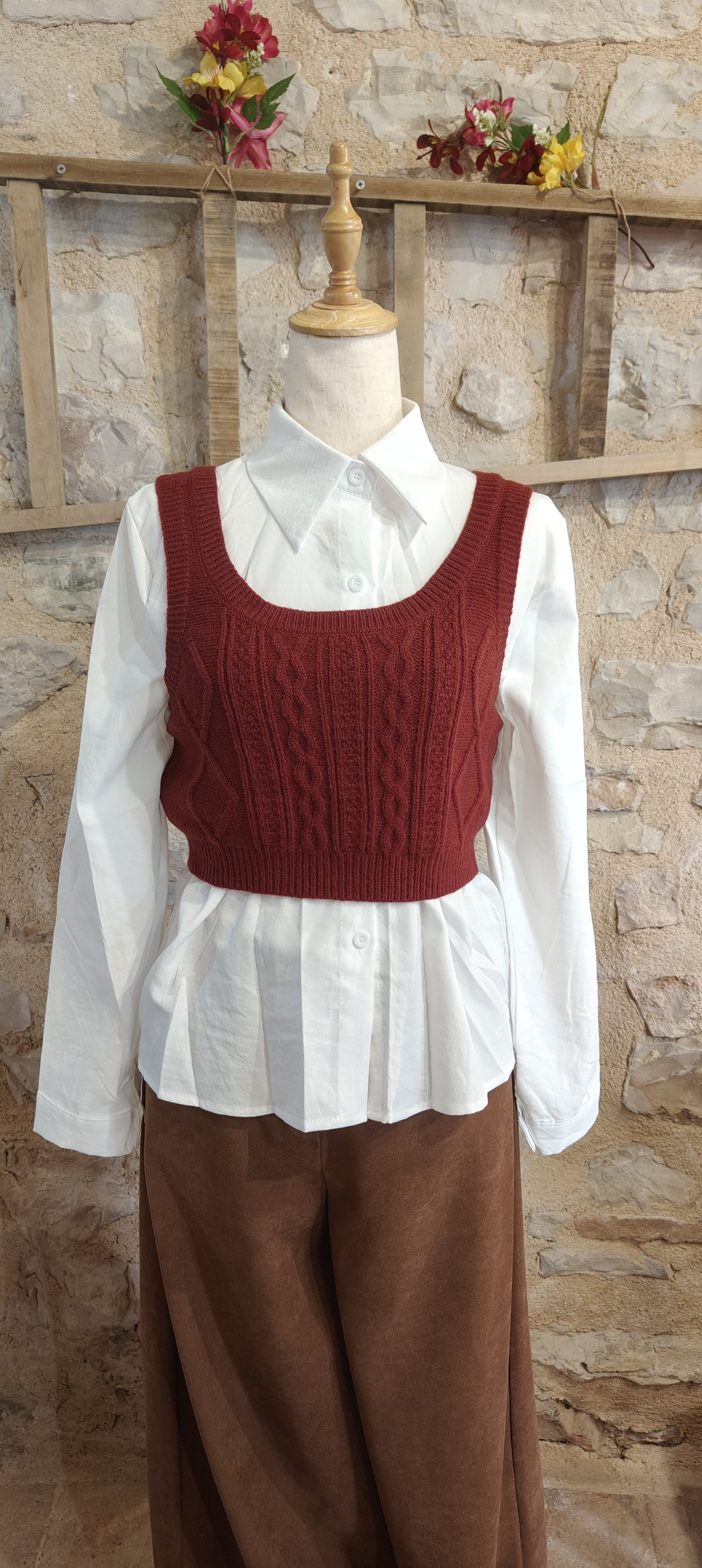 Camicia con gilet