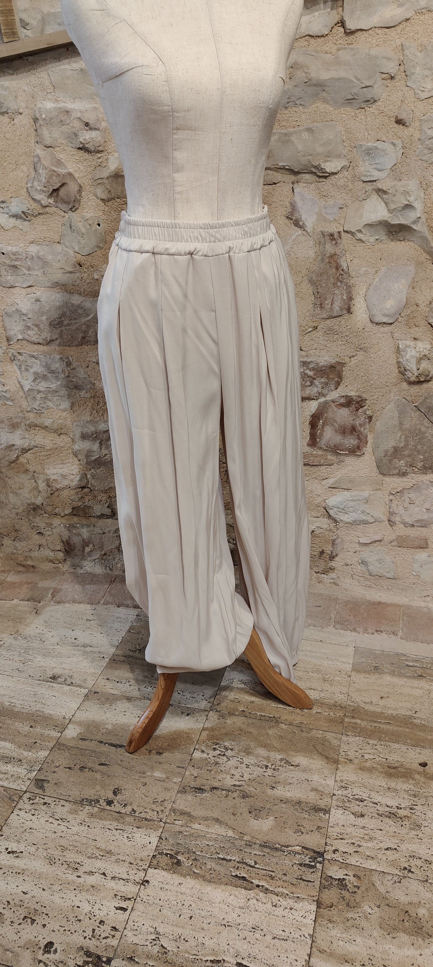 Pantalone manopesca bianco