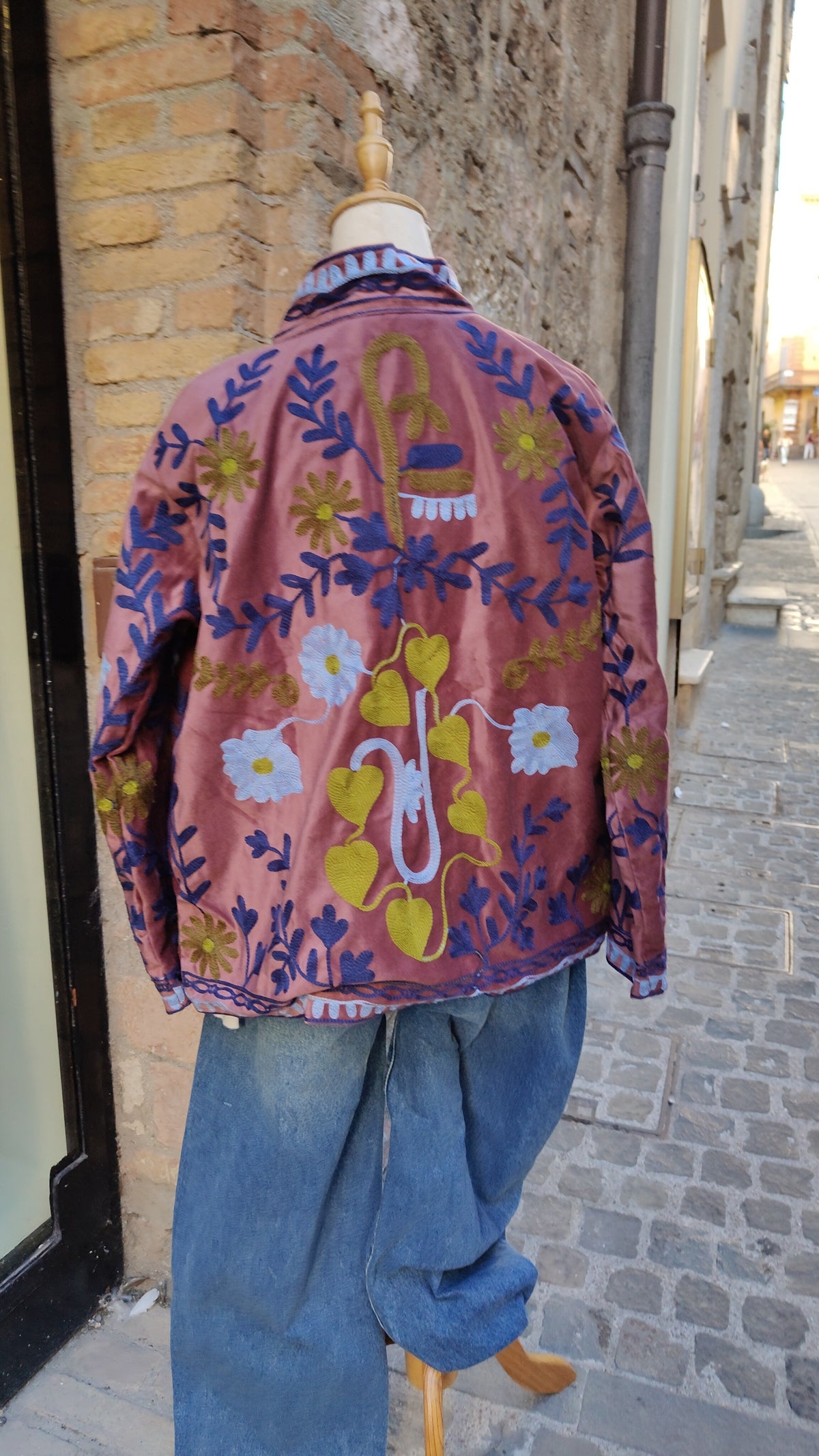 Kimono Suzani rosa antico