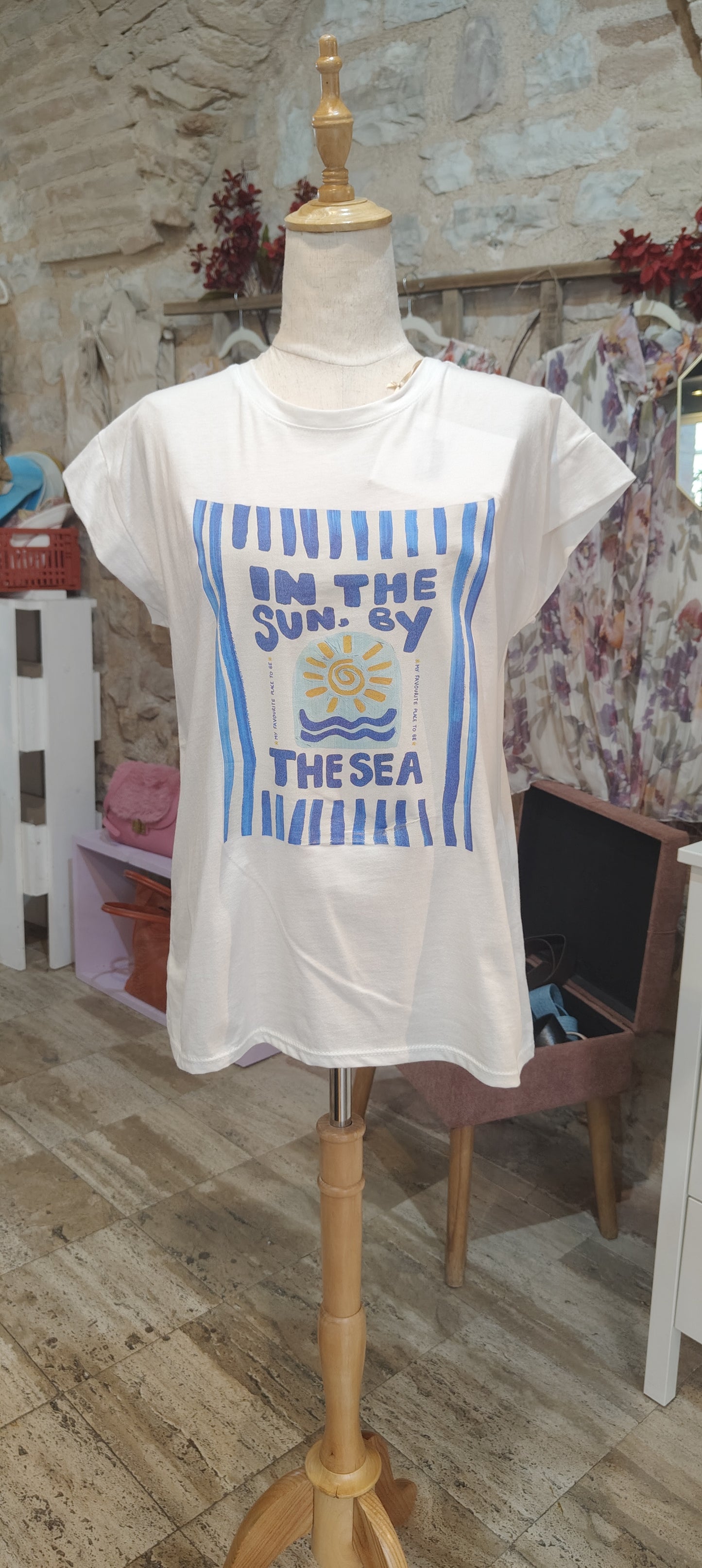 T-shirt by the sea