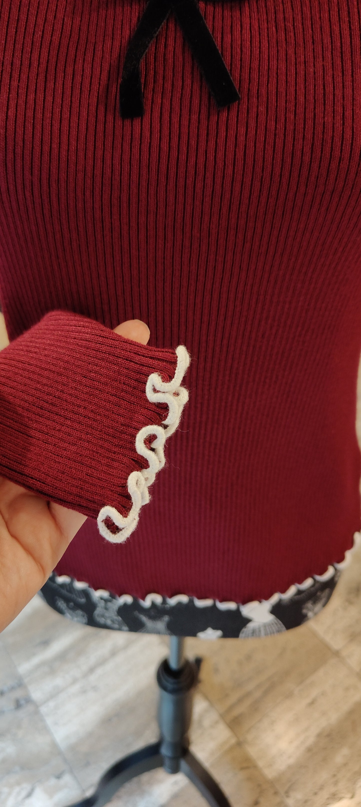 Maglia bordeaux