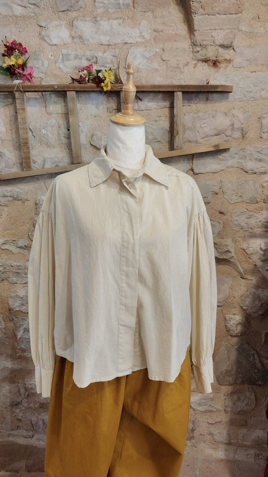 Camicia basic (panna)