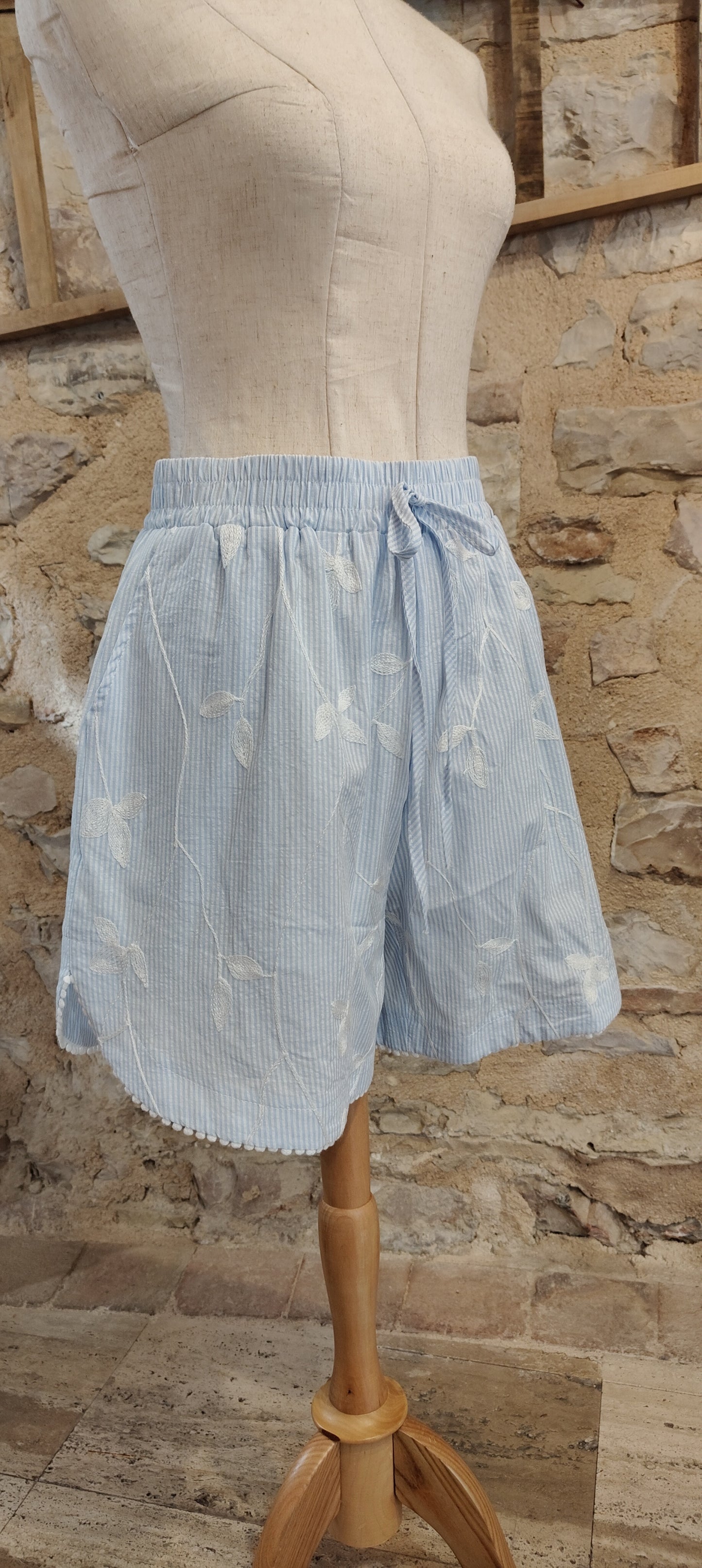 Shorts ricamini